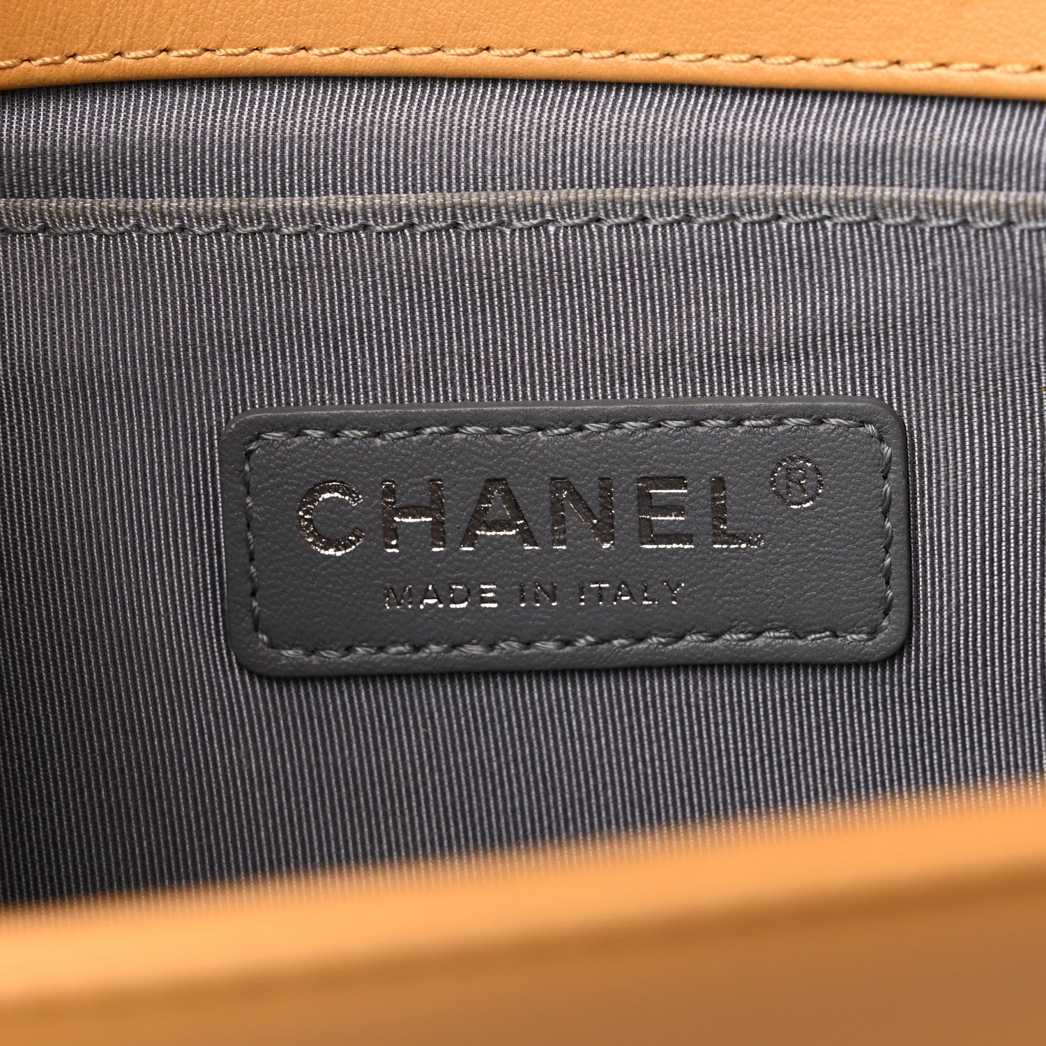 Chanel Calfskin Chevron Quilted Medium Boy Flap Yellow 6 of 15