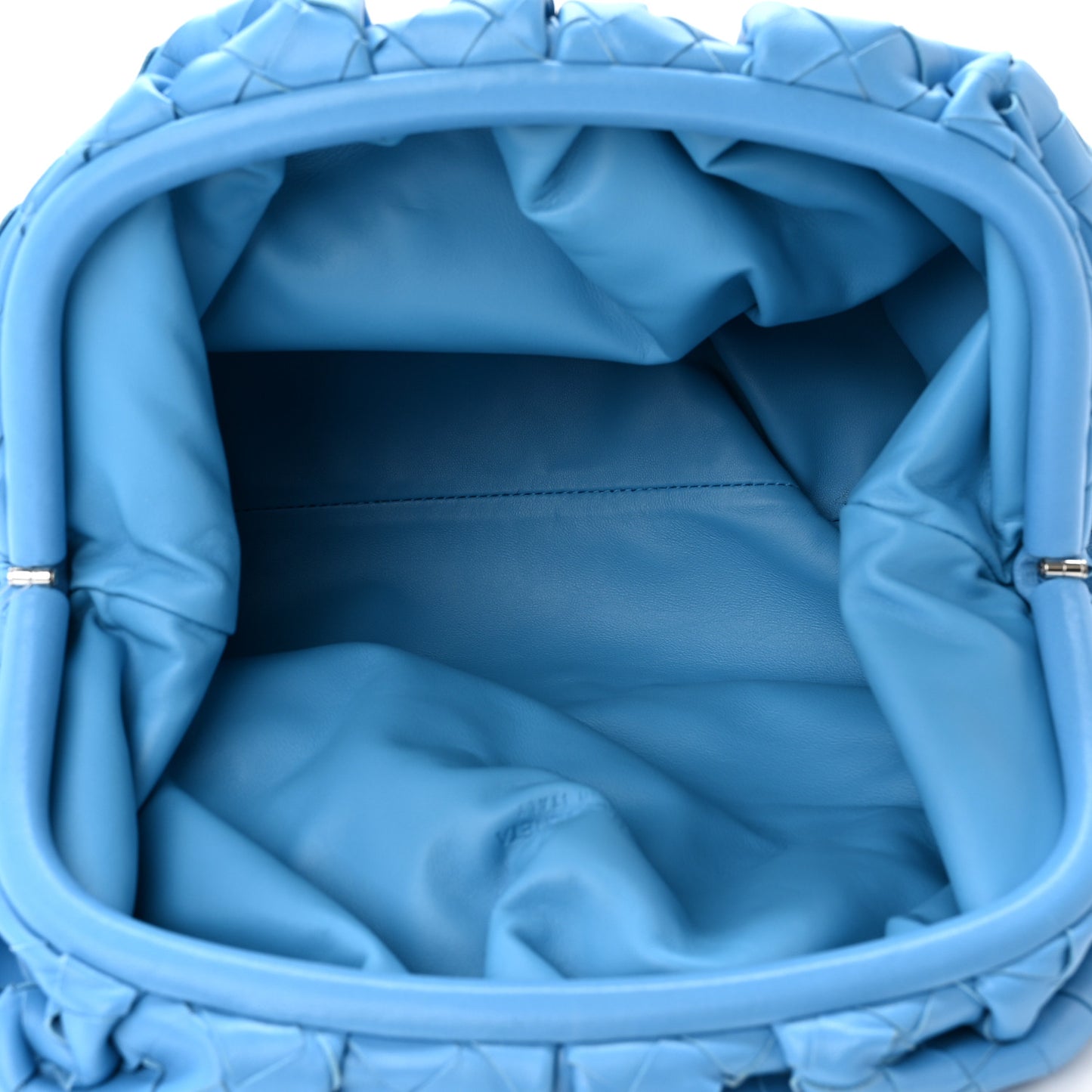 Nappa Maxi Intrecciato The Pouch Oversized Clutch Swimming Pool