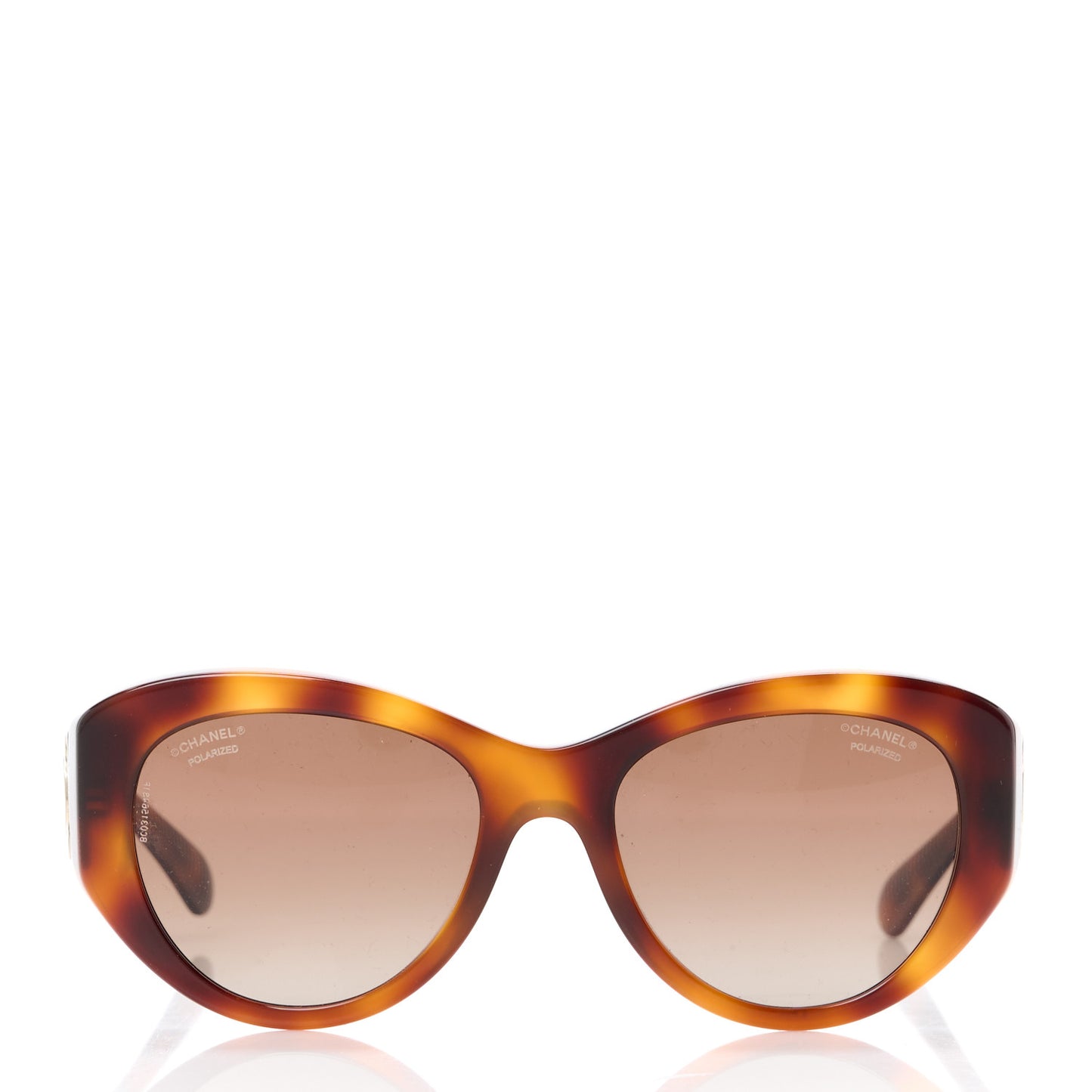 Acetate Polarized Butterfly Large CC Sunglasses 5492-A Tortoise