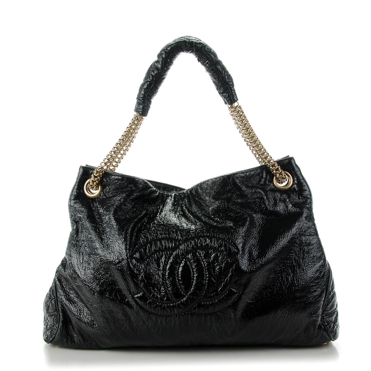 Chanel Vinyl Rodeo Tote Black 1 of 8