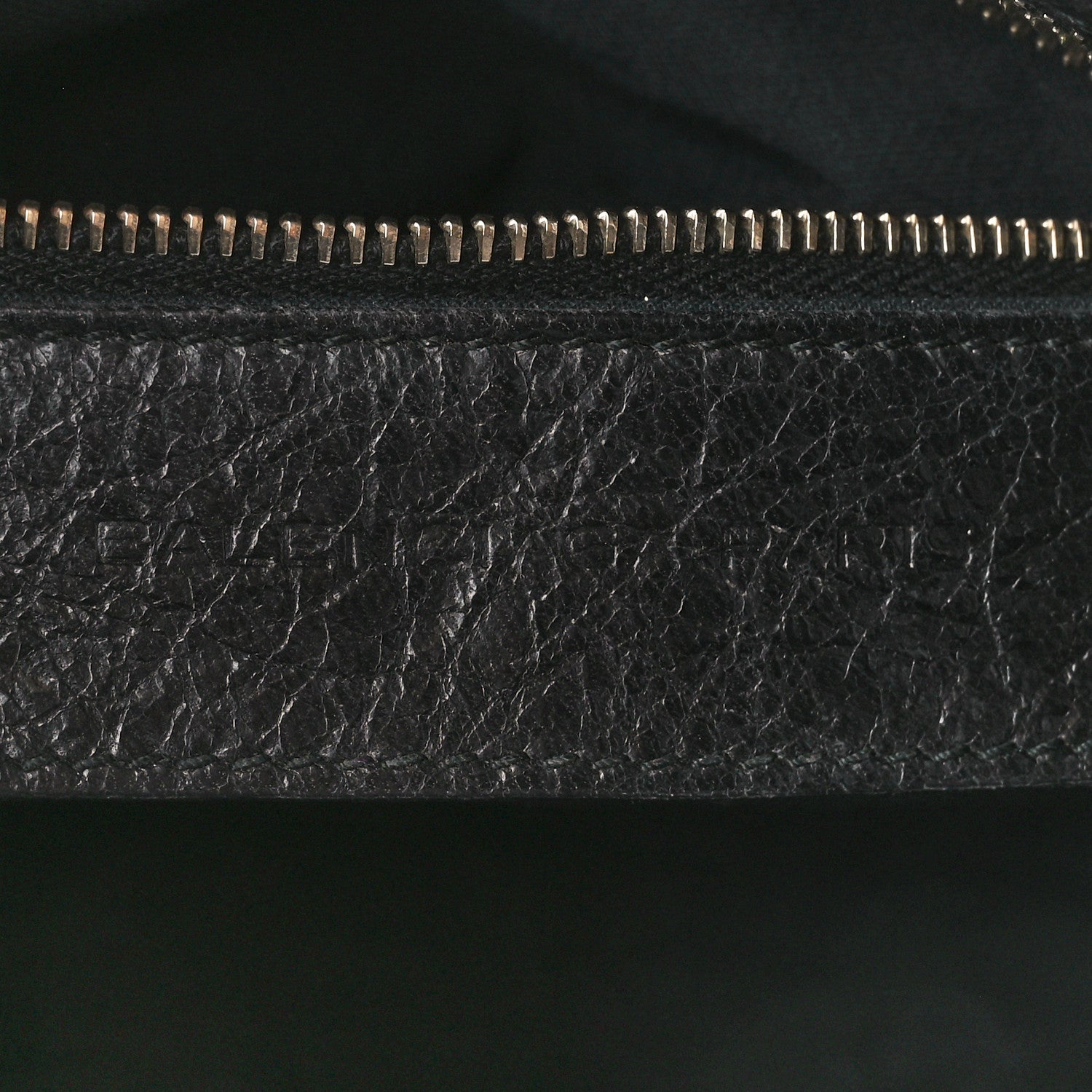 Balenciaga Agneau Laser Cut Cross Classic Gold Hardware Mini City Black 7 of 16
