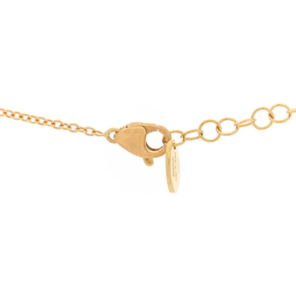 Marco Bicego 18K Yellow Gold Diamond Petali Flower Pendant Necklace 4 of 4