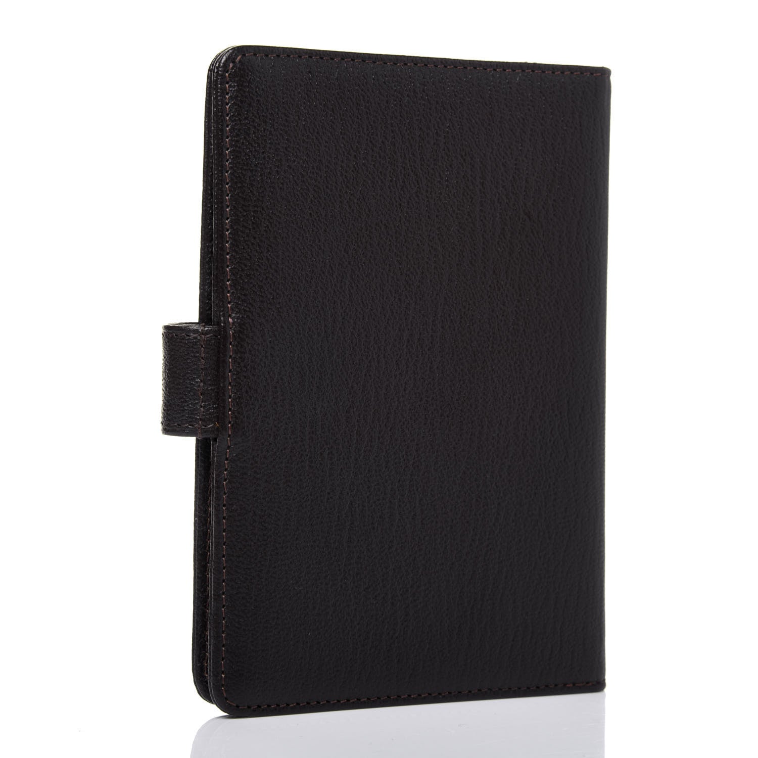 Chanel Goatskin Small Ring Agenda Planner Dark Brown 3 of 16