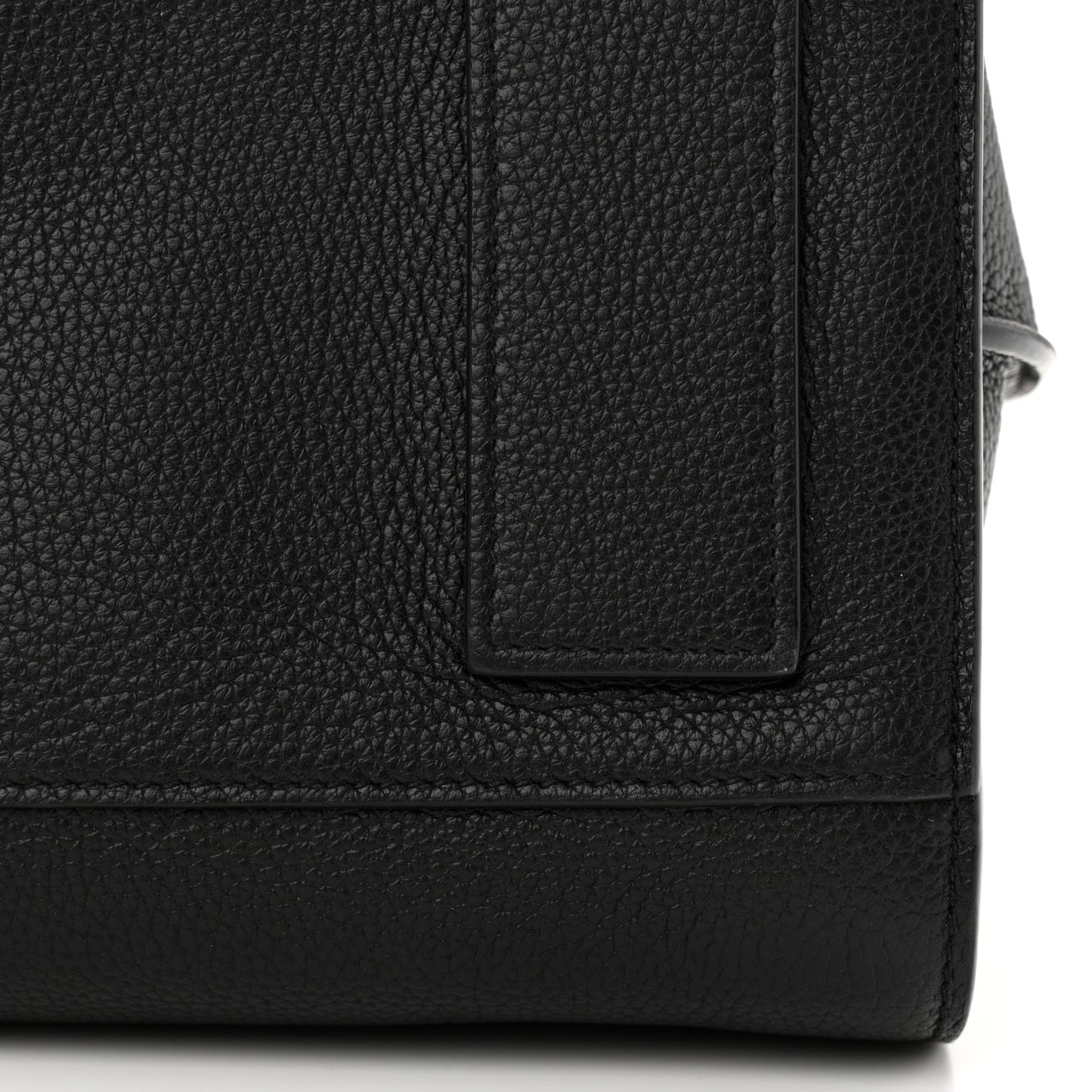 Grained Calfskin Sac De Jour Souple North South Tote Black