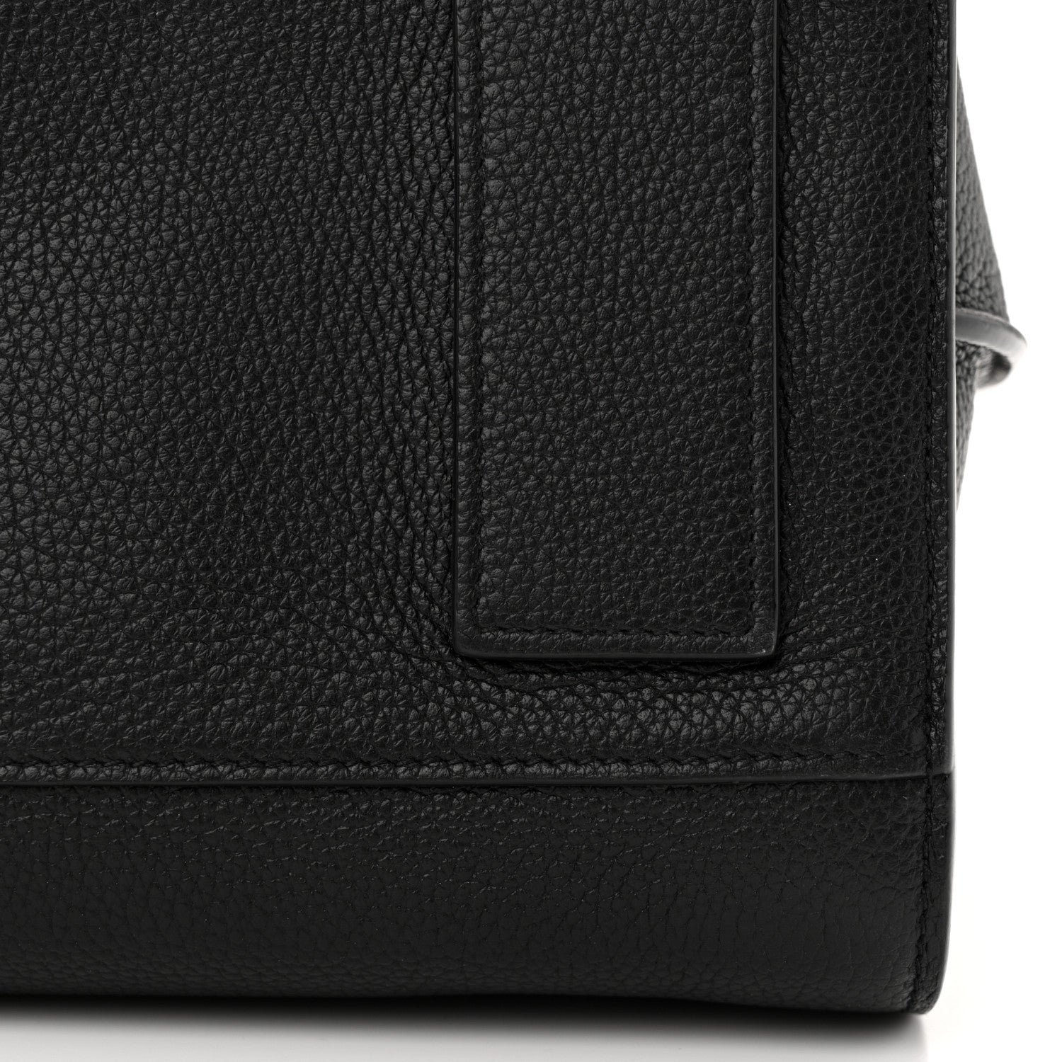 Saint Laurent Grained Calfskin Sac De Jour Souple North South Tote Black 10 of 12