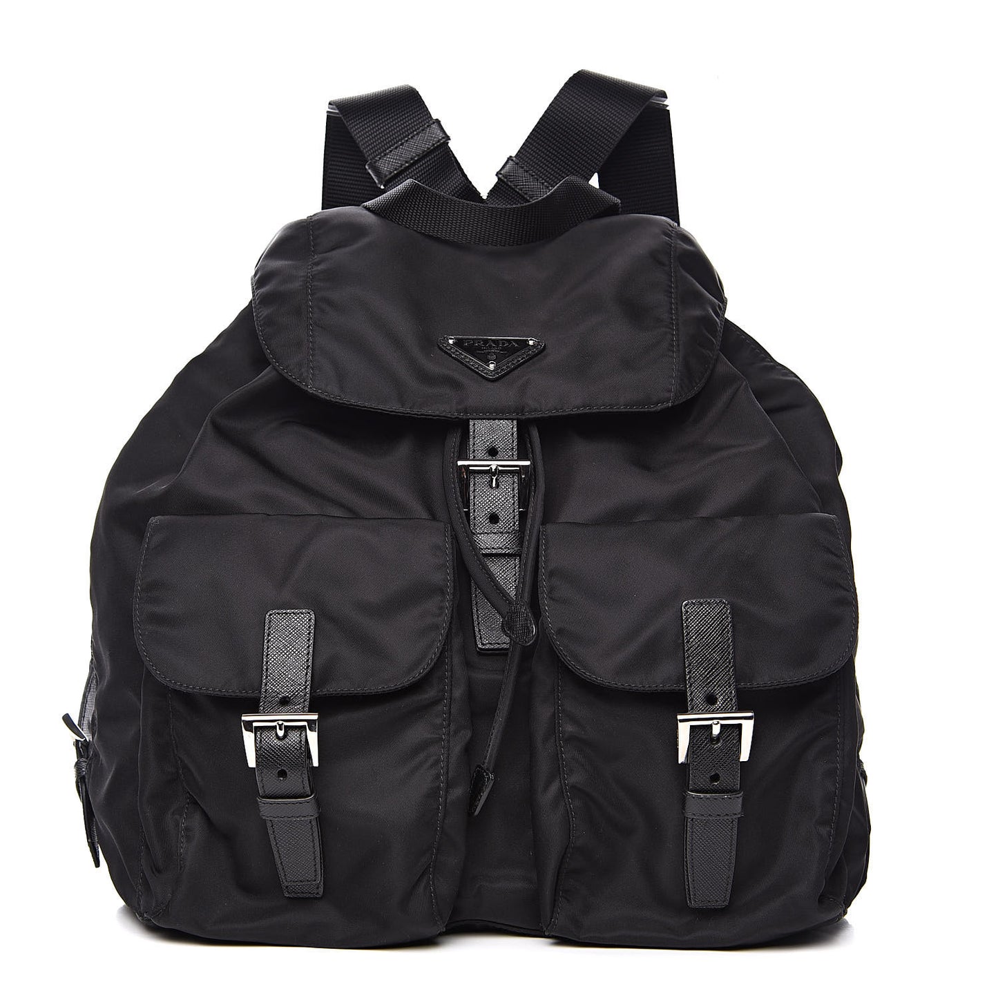 Nylon Vela Medium Backpack Black