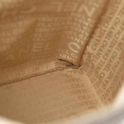 Chanel Lambskin Quilted Chocolate Bar Tote White 7 of 20