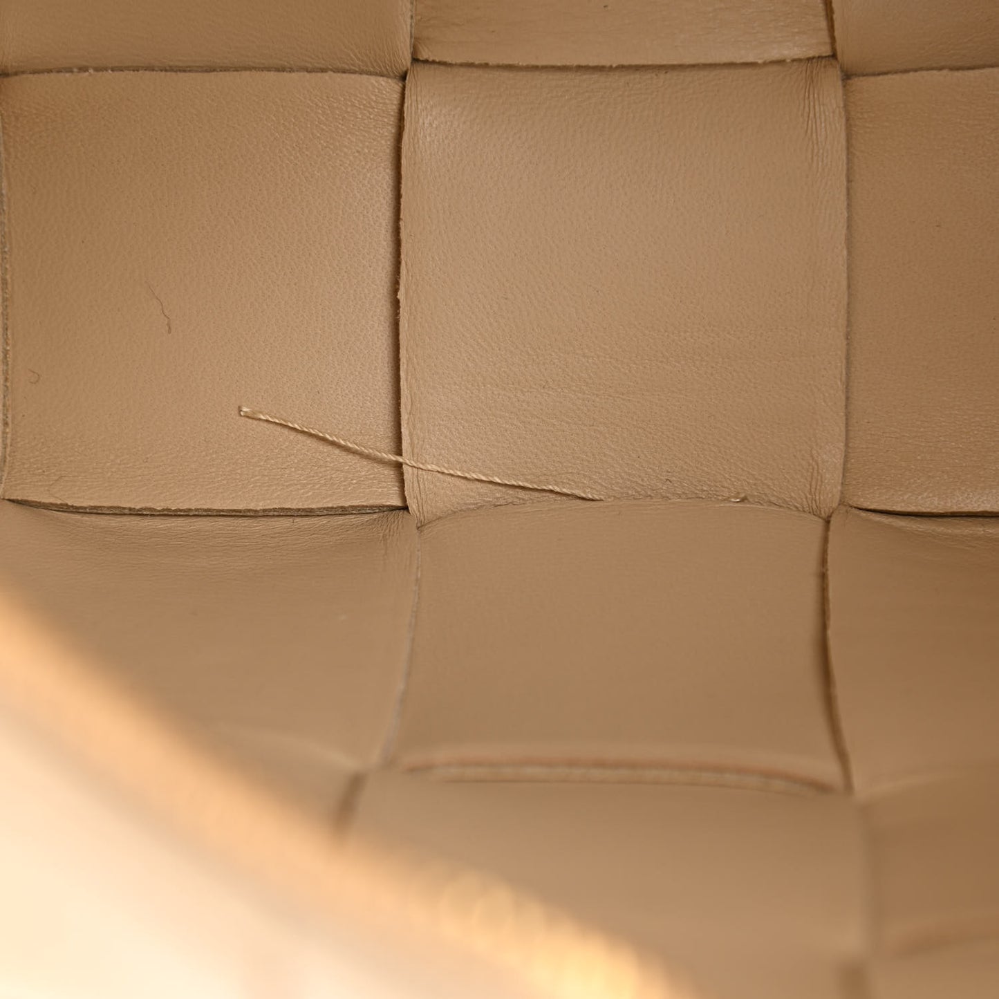 Grained Calfskin Maxi Intrecciato Cassette Crossbody Bag Porridge