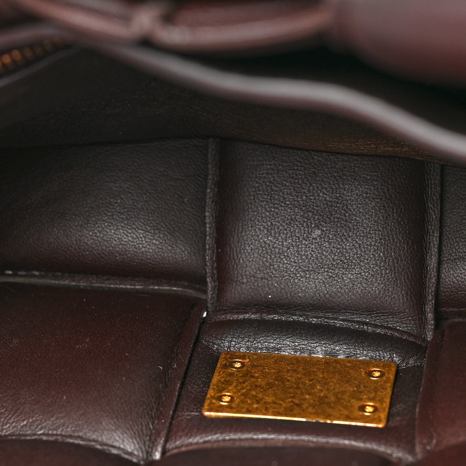 Bottega Veneta Lambskin Maxi Intreccio Padded Chain Cassette Crossbody Bag Fondant 11 of 11