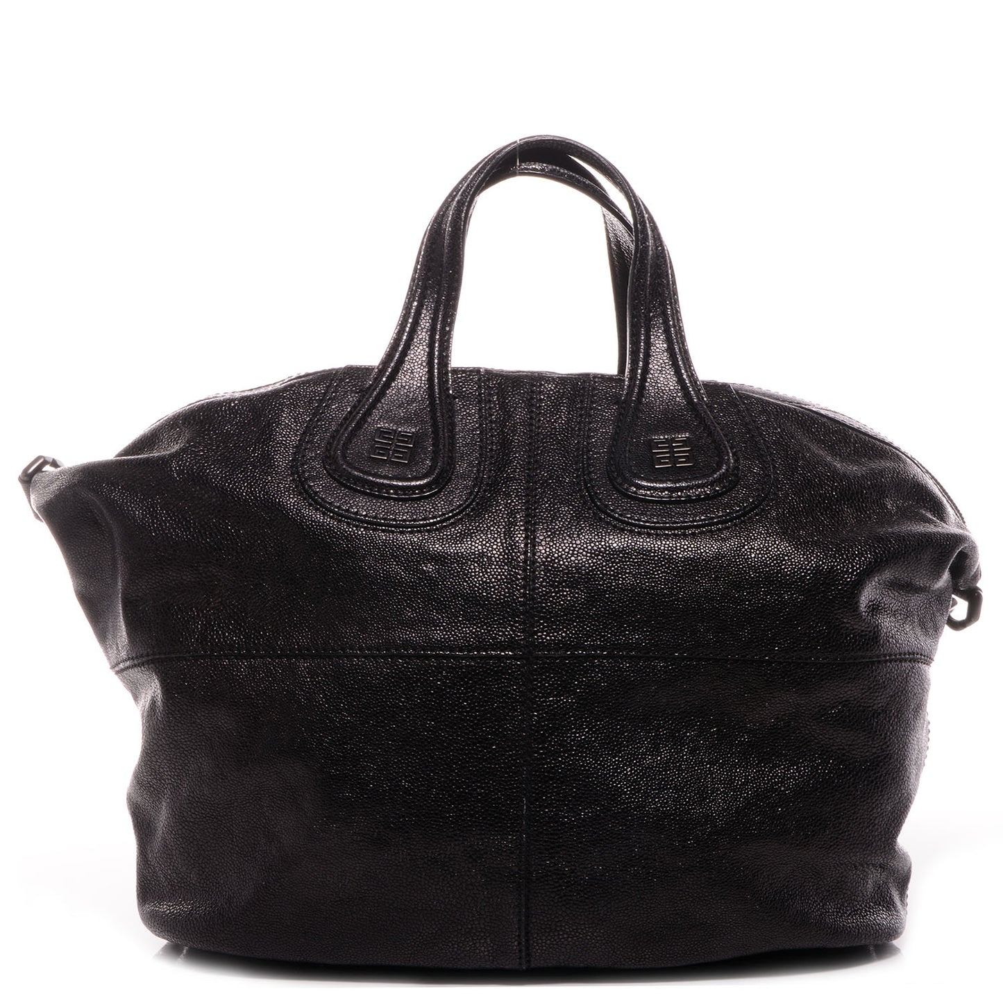 Grained Calfskin Large Nightingale Black