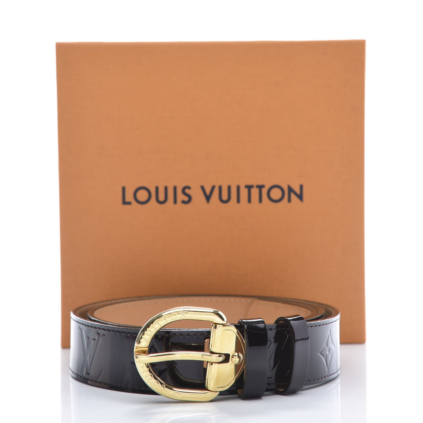 Vernis Ceinture 30mm Belt 80 32 Amarante