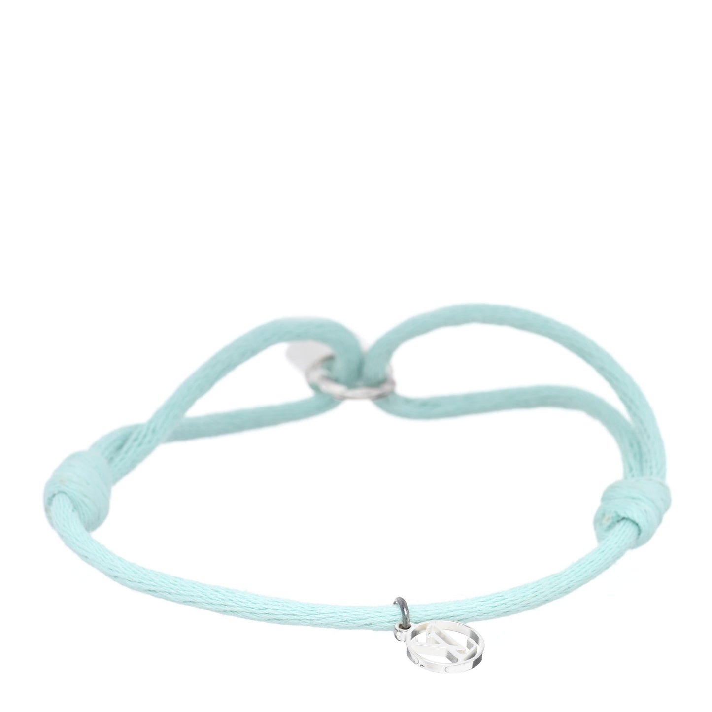 X UNICEF Sterling Silver Lockit Bracelet Light Blue