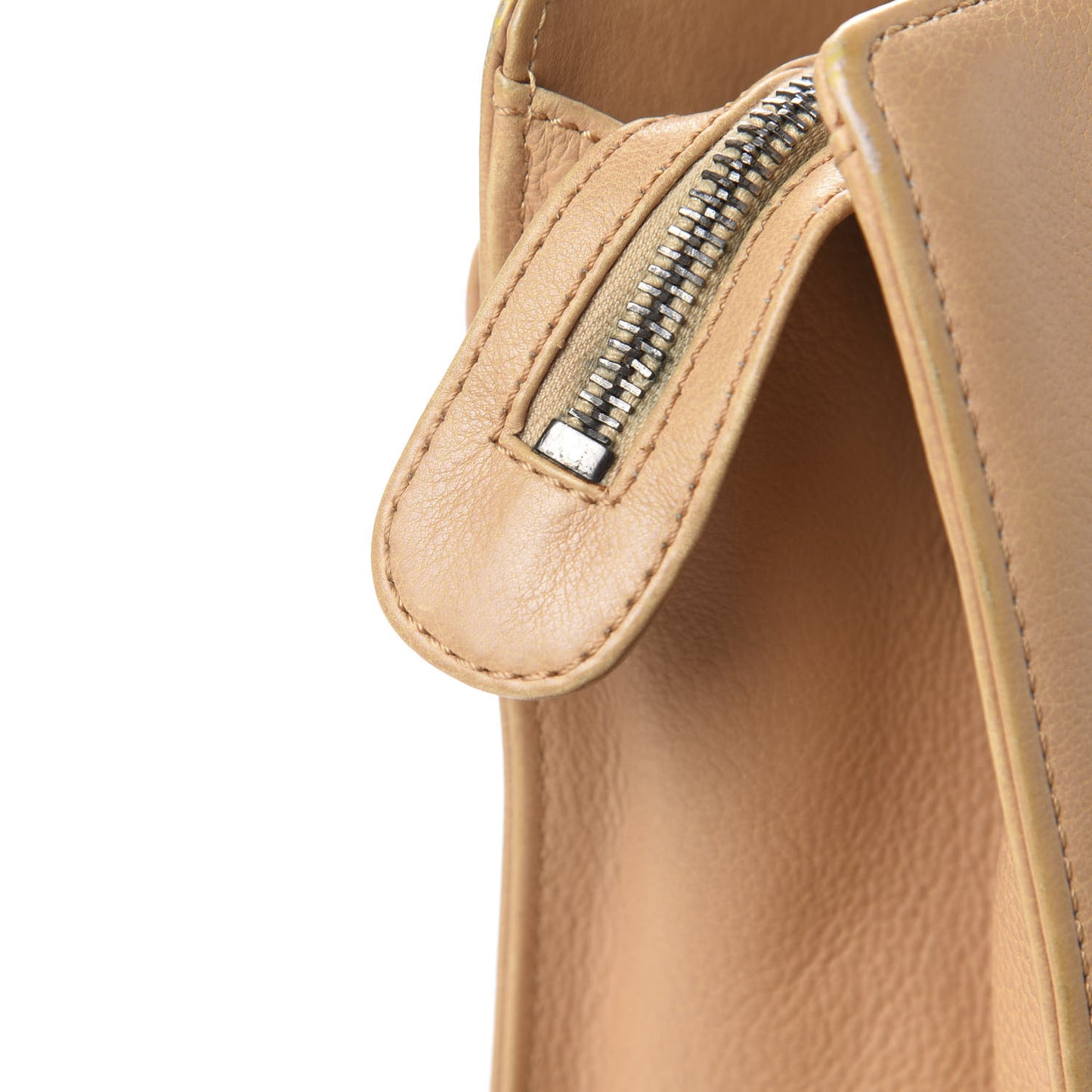 Calfskin Shopping Tote Beige