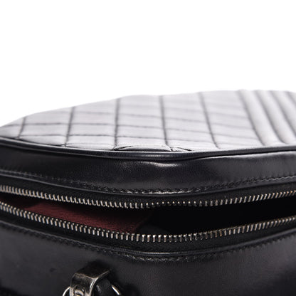 Chanel Lambskin Small Coco Boy Camera Case Black 13 of 16