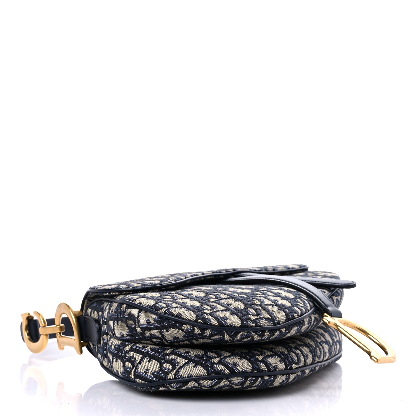 Oblique Saddle Bag Blue