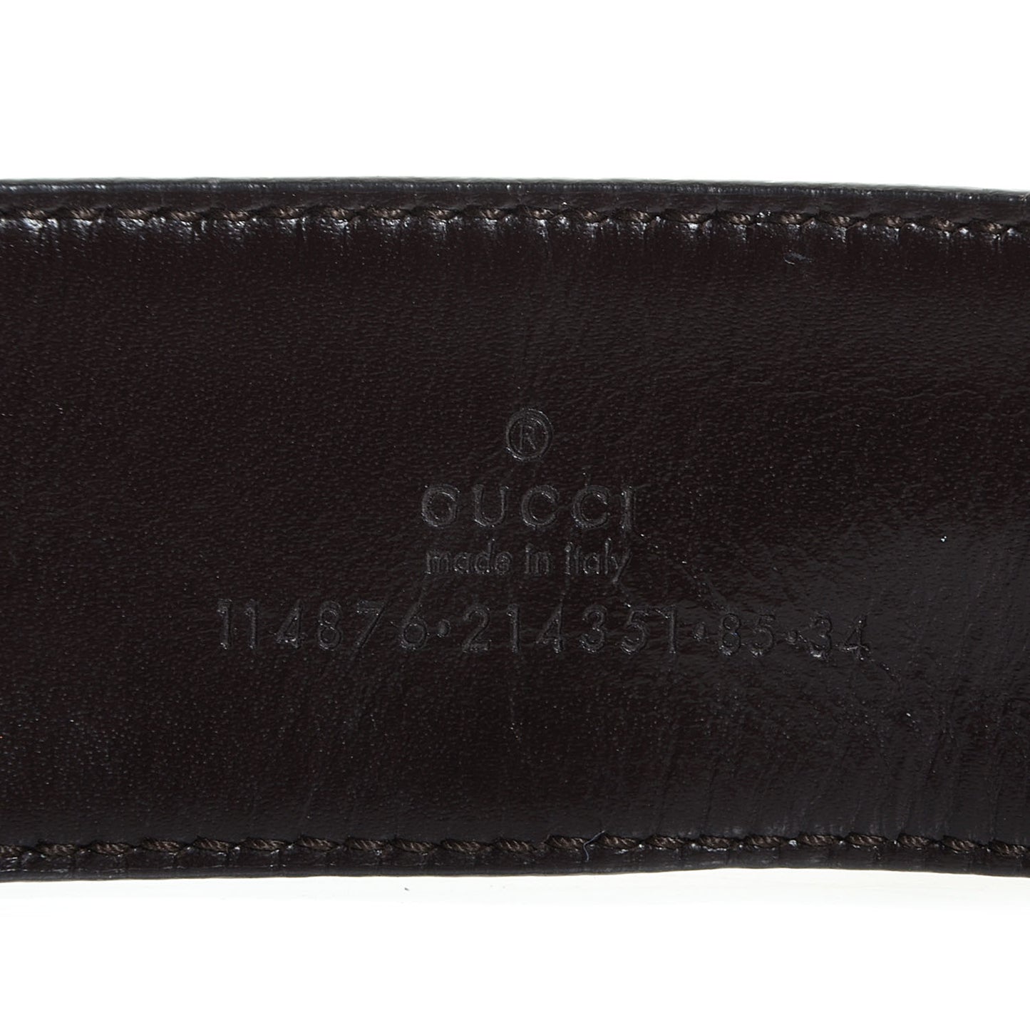 Monogram Interlocking G Belt 85 34 Brown