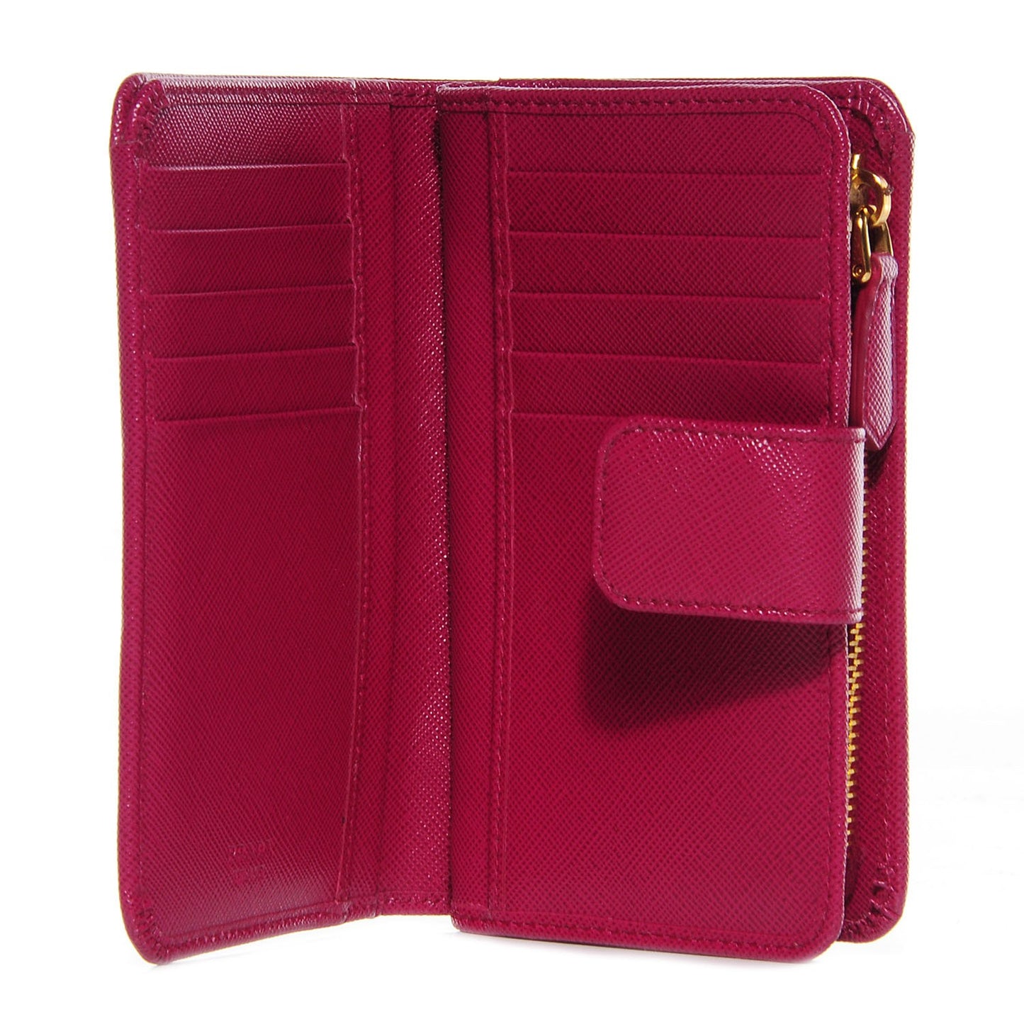 Saffiano Metal Compact Wallet Ibisco