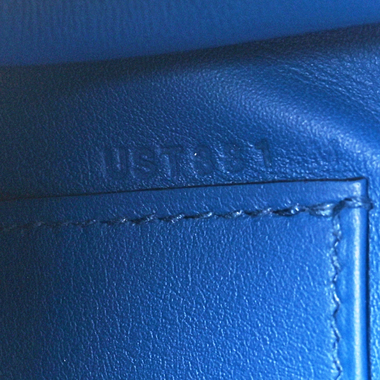 Hermes Swift Kelly Pochette Clutch Bleu Agate 7 of 11