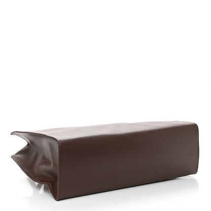 Telfar Vegan Leather Medium Shopping Bag Dark Brown 3 of 11
