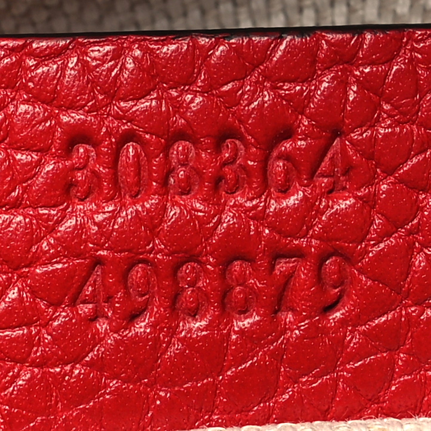 Pebbled Calfskin Small Soho Disco Bag Tabasco Red