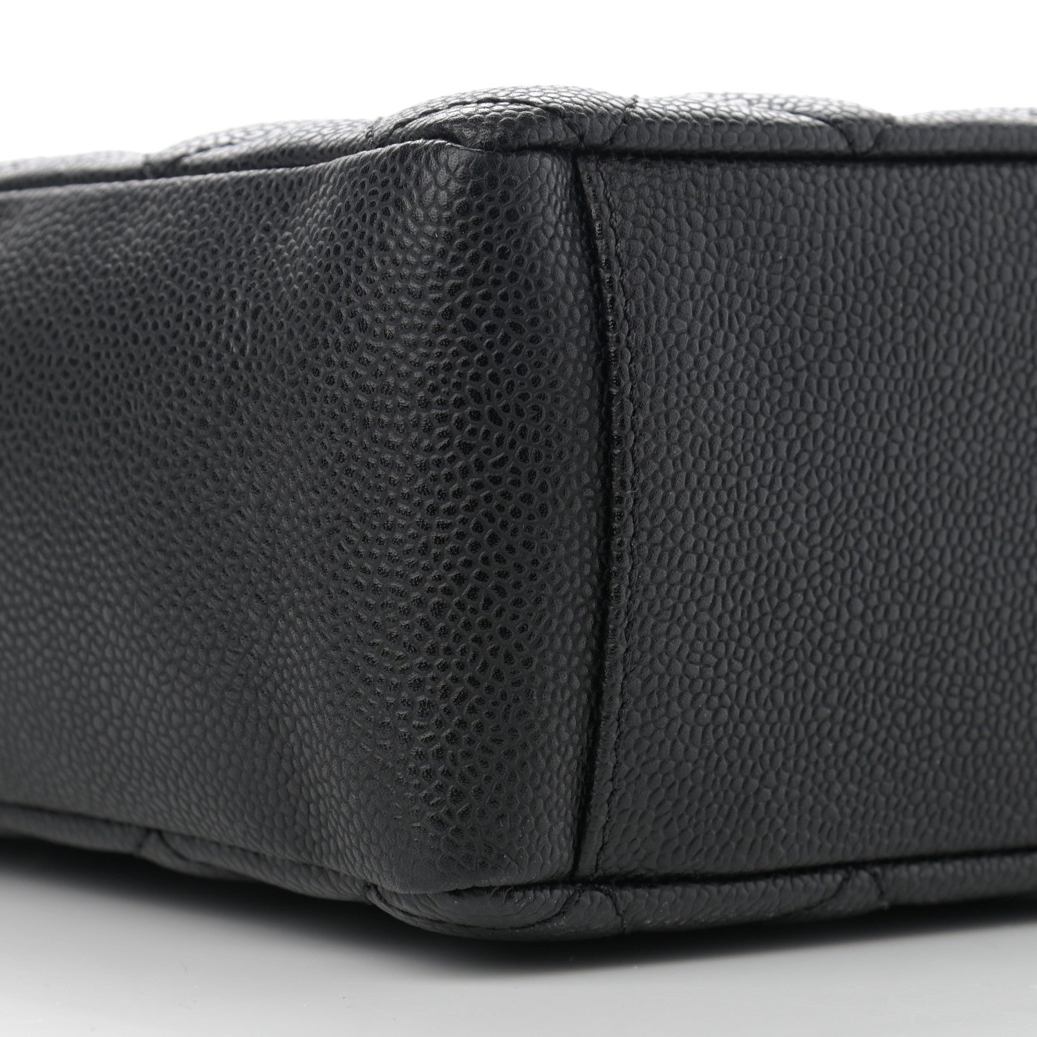Chanel Caviar Quilted Petit Shopping Tote PST Black 9 of 12