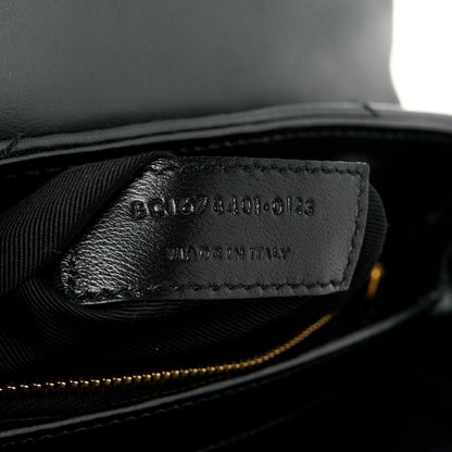 Saint Laurent Calfskin Y Quilted Monogram Toy Loulou Crossbody Bag Black 8 of 12