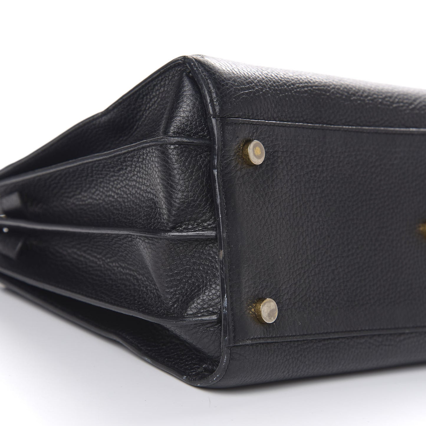 Grained Calfskin Small Sac De Jour Black