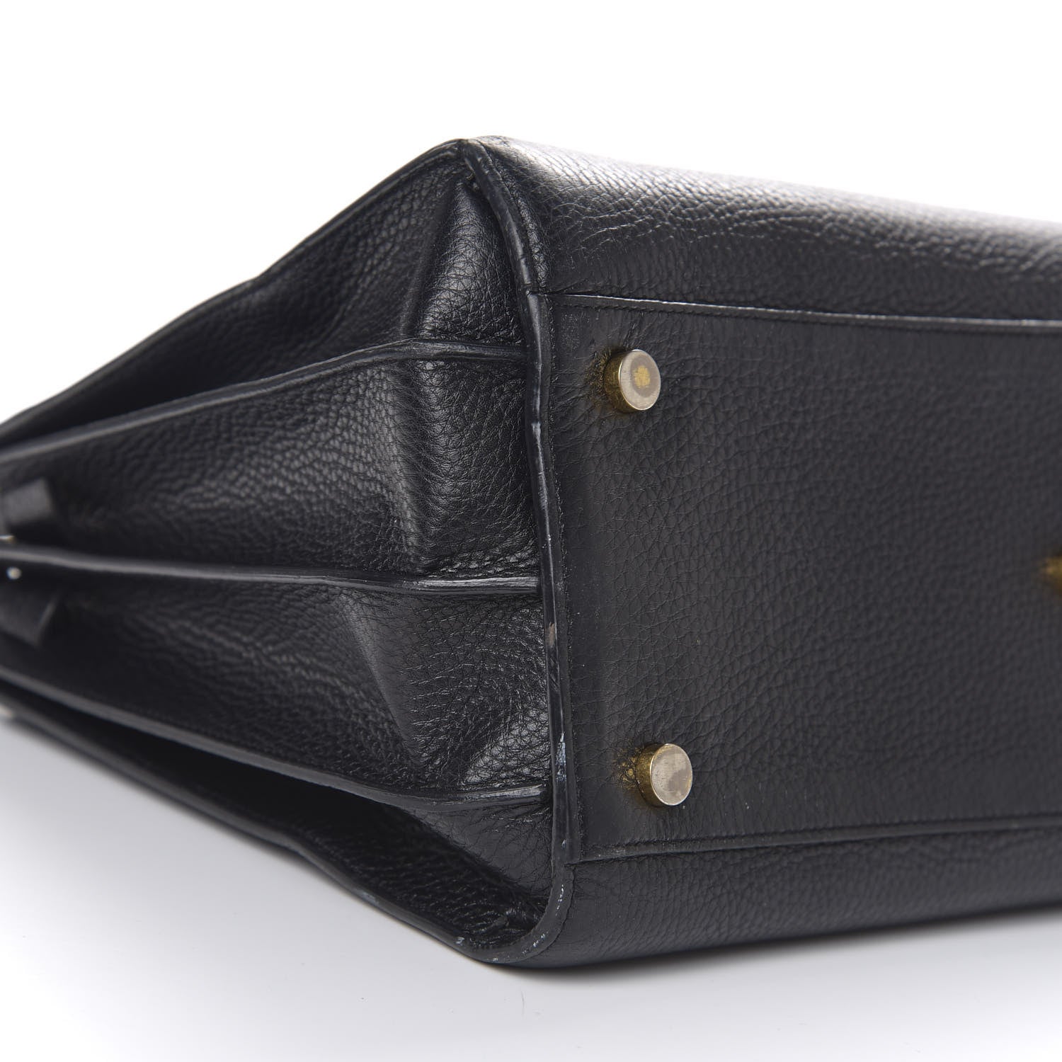 Saint Laurent Grained Calfskin Small Sac De Jour Black 5 of 10