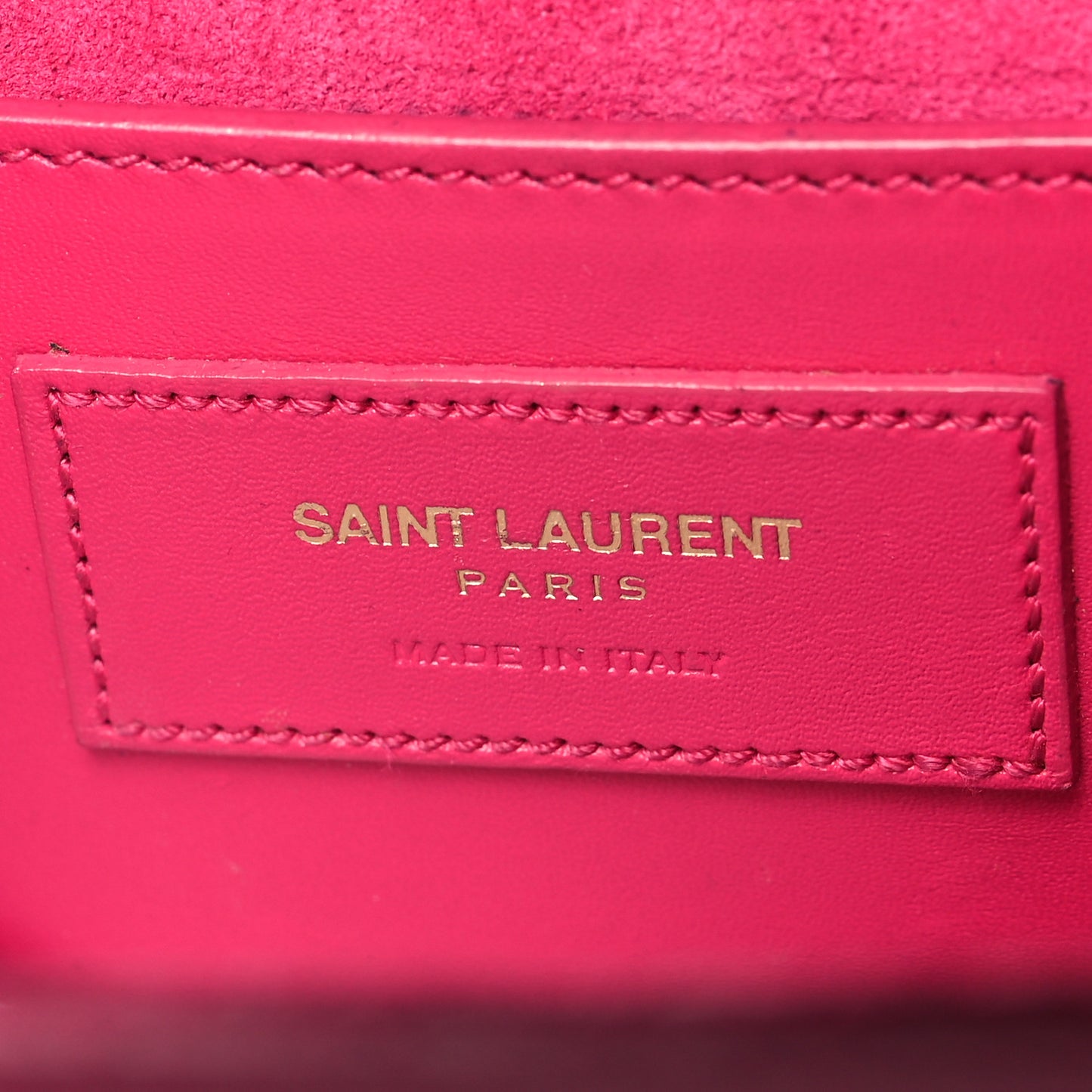 Smooth Calfskin Classic Monogram Kate Tassel Chain Wallet Pink