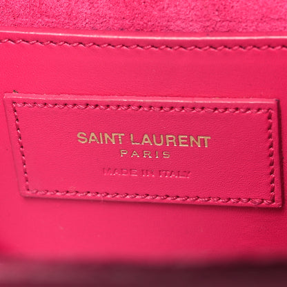 Saint Laurent Smooth Calfskin Classic Monogram Kate Tassel Chain Wallet Pink 6 of 9