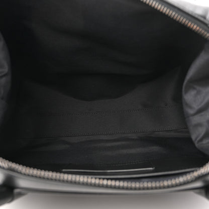 Givenchy Smooth Calfskin Medium Antigona Lock Duffle Bag Black 5 of 8