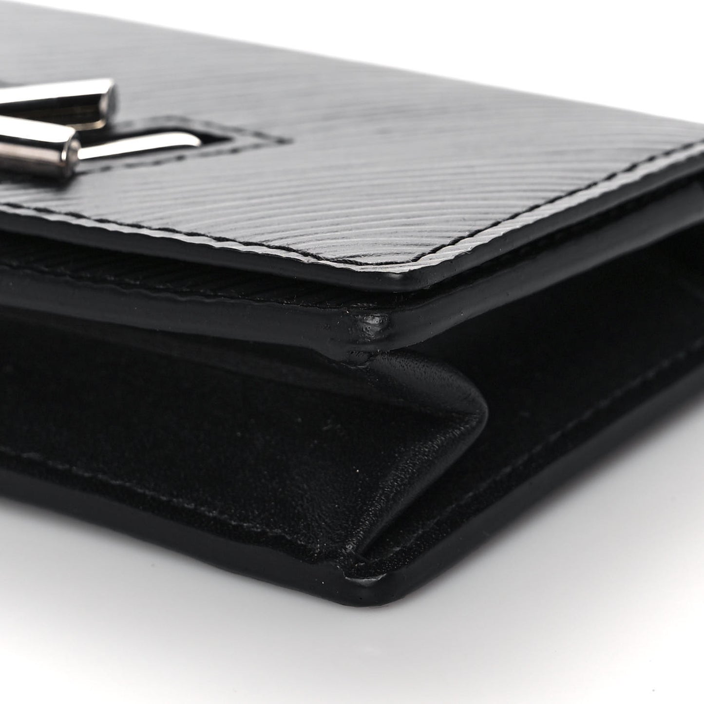 Epi Twist Compact Wallet Black
