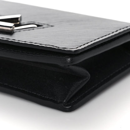 Louis Vuitton Epi Twist Compact Wallet Black 8 of 8