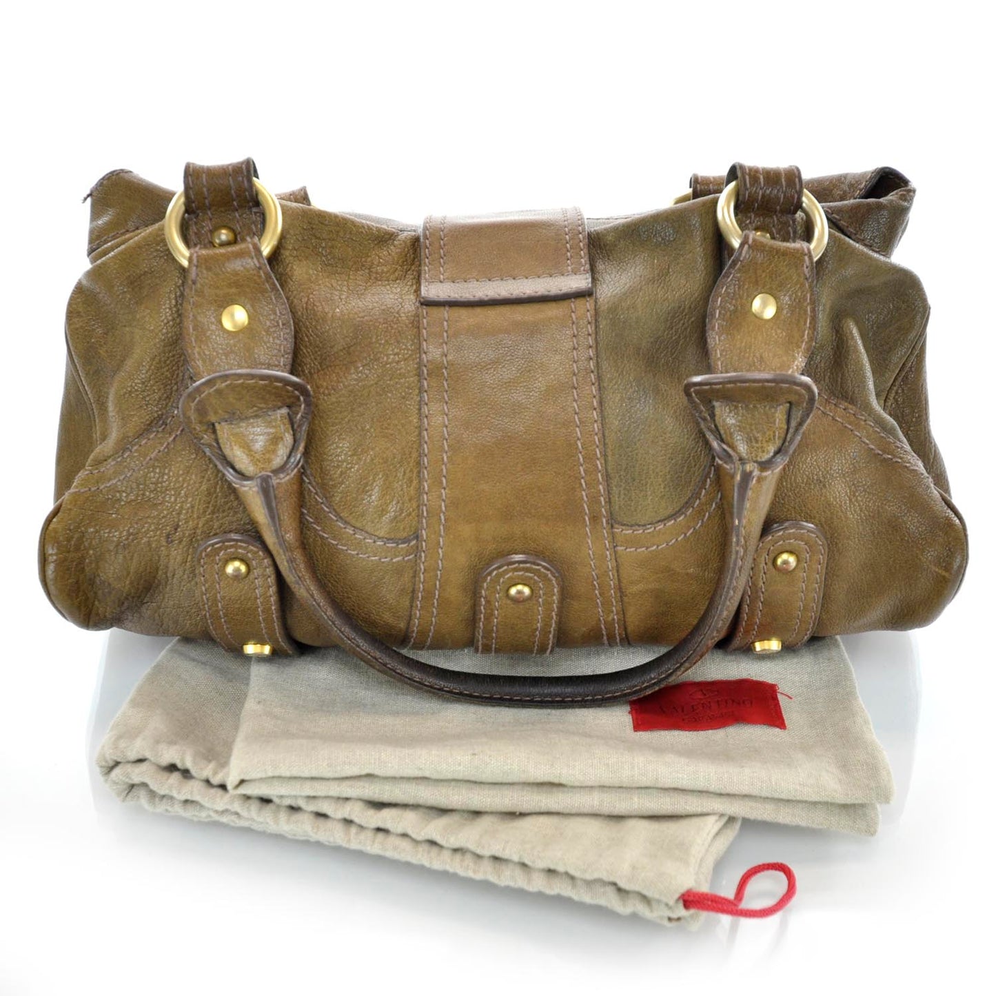 Leather Catch Satchel