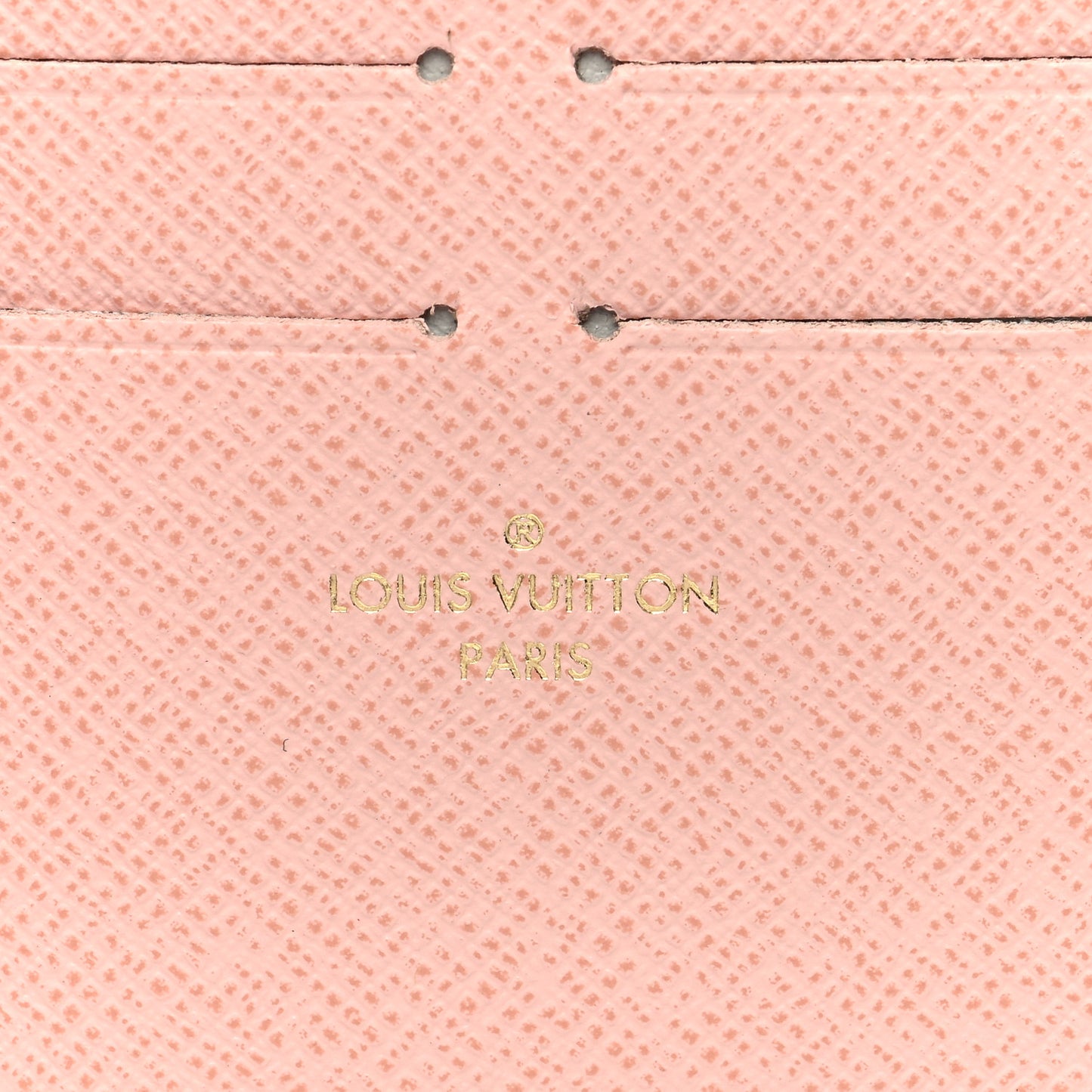 Calfskin Felicie Card Holder Insert Rose Ballerine