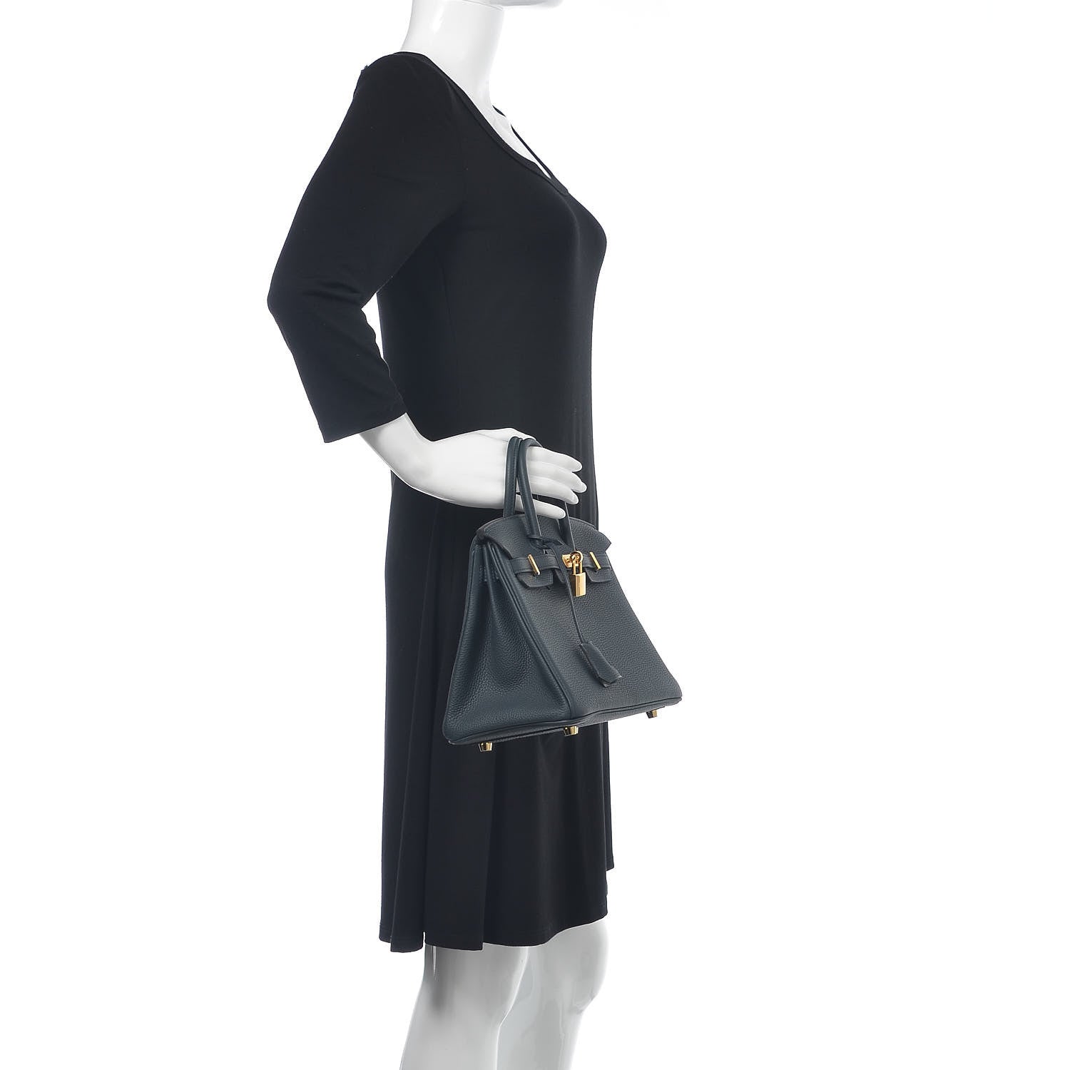 Hermes Togo Birkin 25 Vert Rousseau 2 of 30
