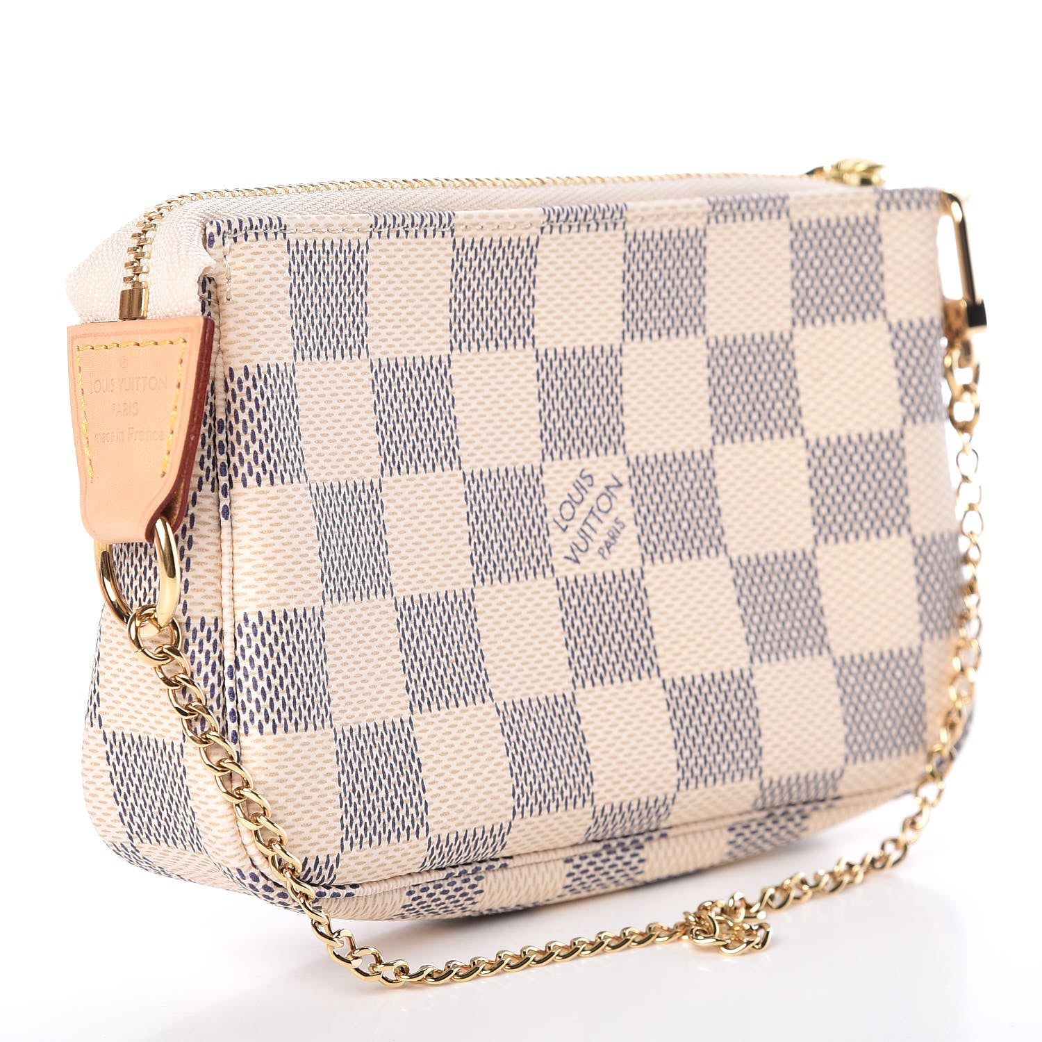 Louis Vuitton Damier Azur Mini Pochette Accessories 3 of 8
