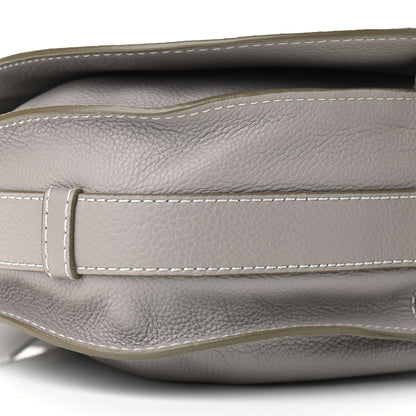 Chloe Calfskin Medium Marcie Round Crossbody Bag Cashmere Grey 10 of 11