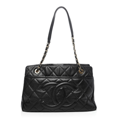 Chanel Caviar Quilted CC Timeless Tote Black 1 of 4