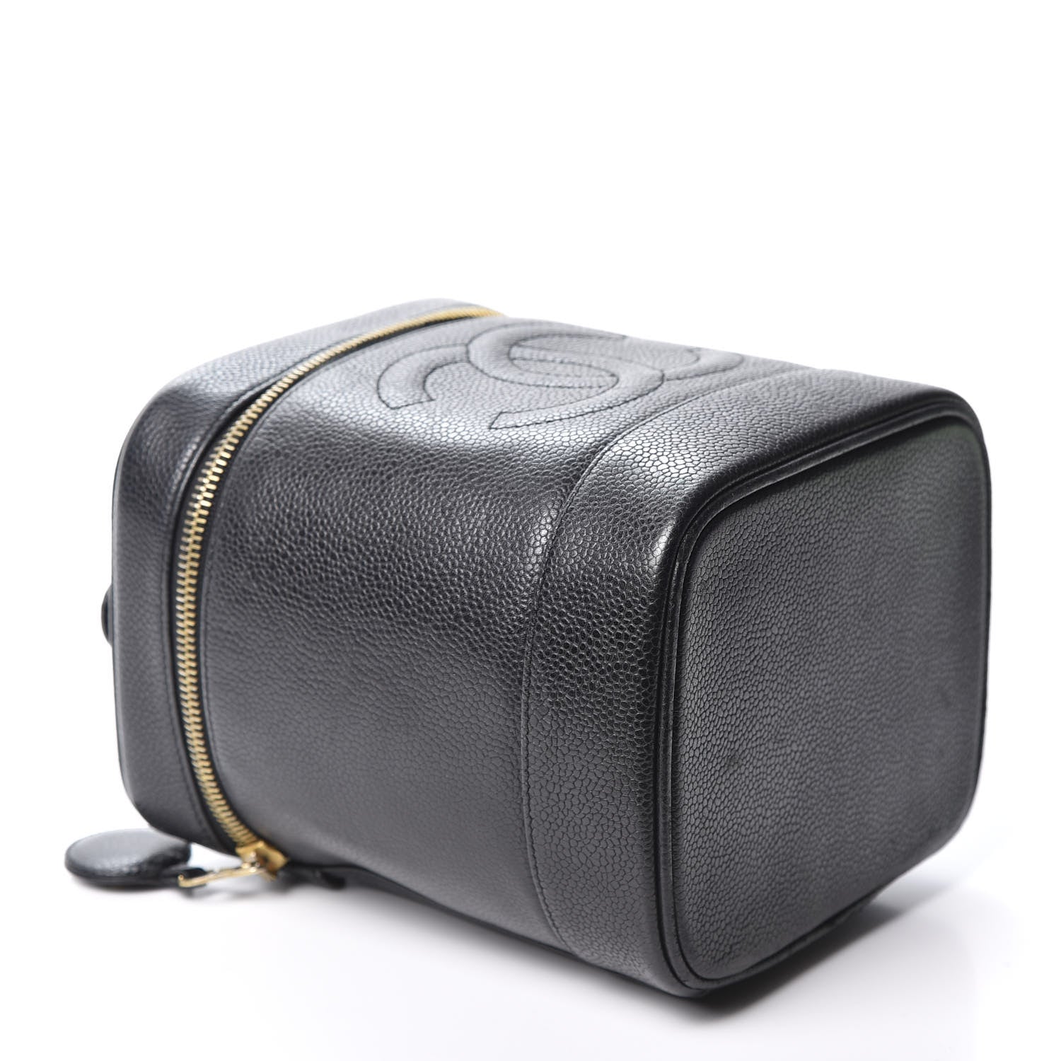 Chanel Caviar Cosmetic Vanity Bag Black 3 of 12