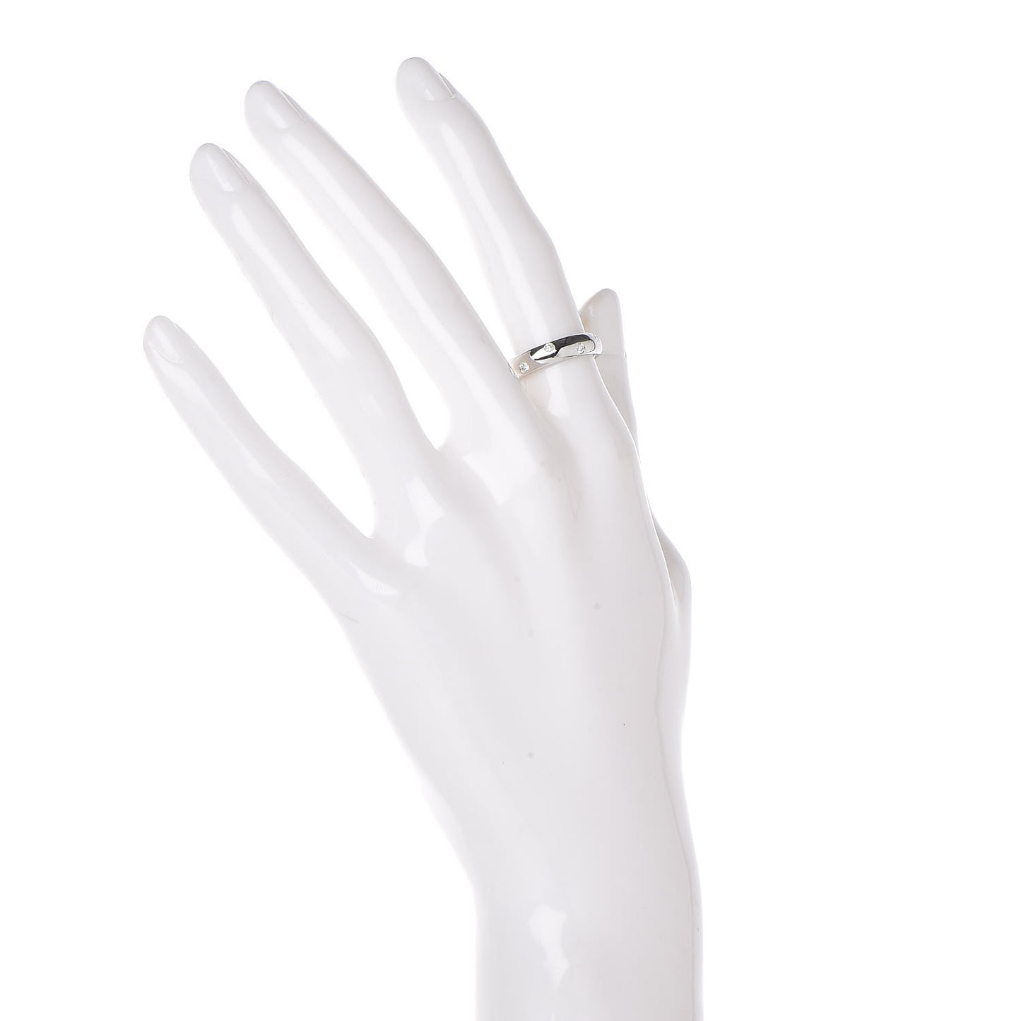 Platinum Diamond Elsa Peretti Etoile Band Ring 49 4.75