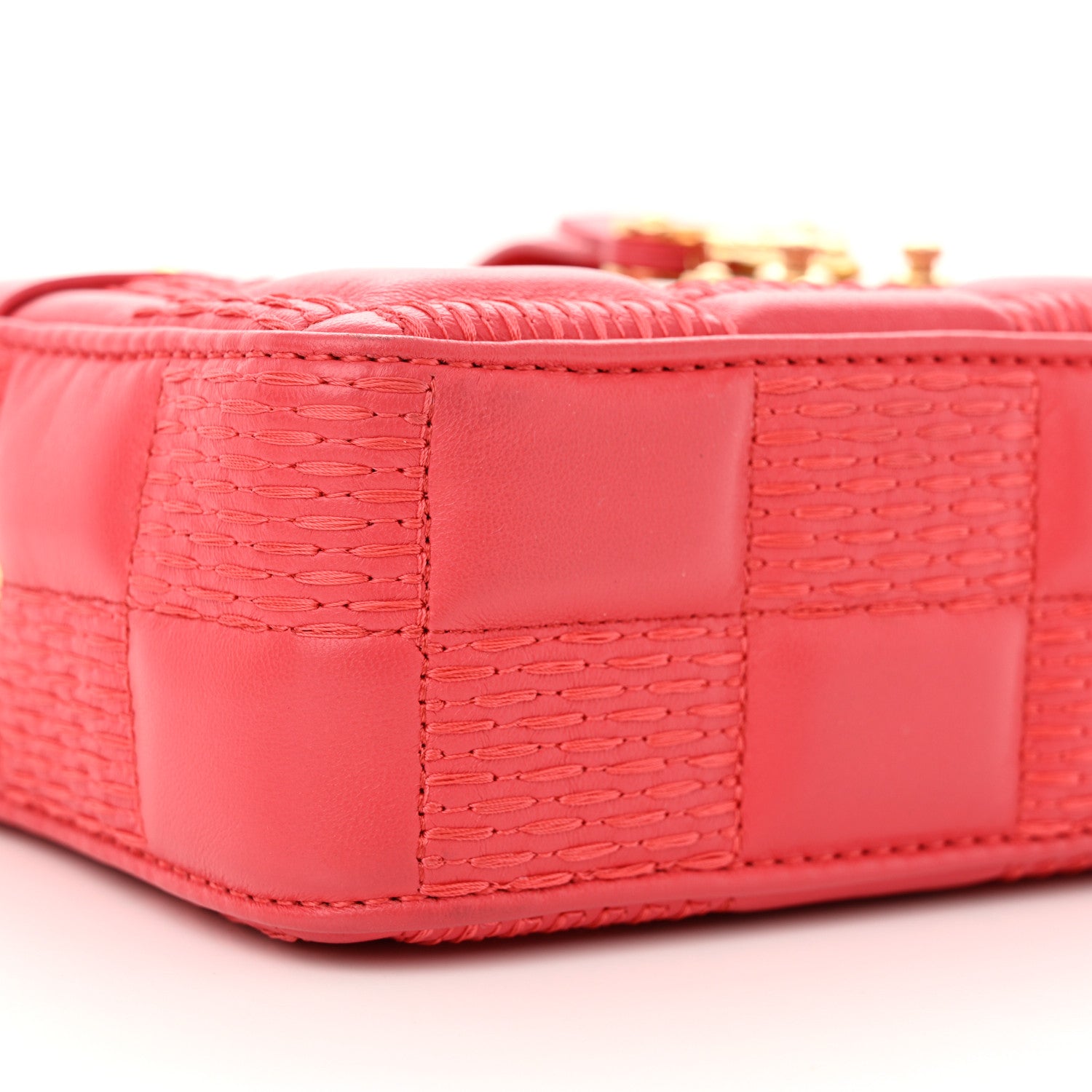 Louis Vuitton Lambskin Damier Quilt Troca PM Rose 8 of 14