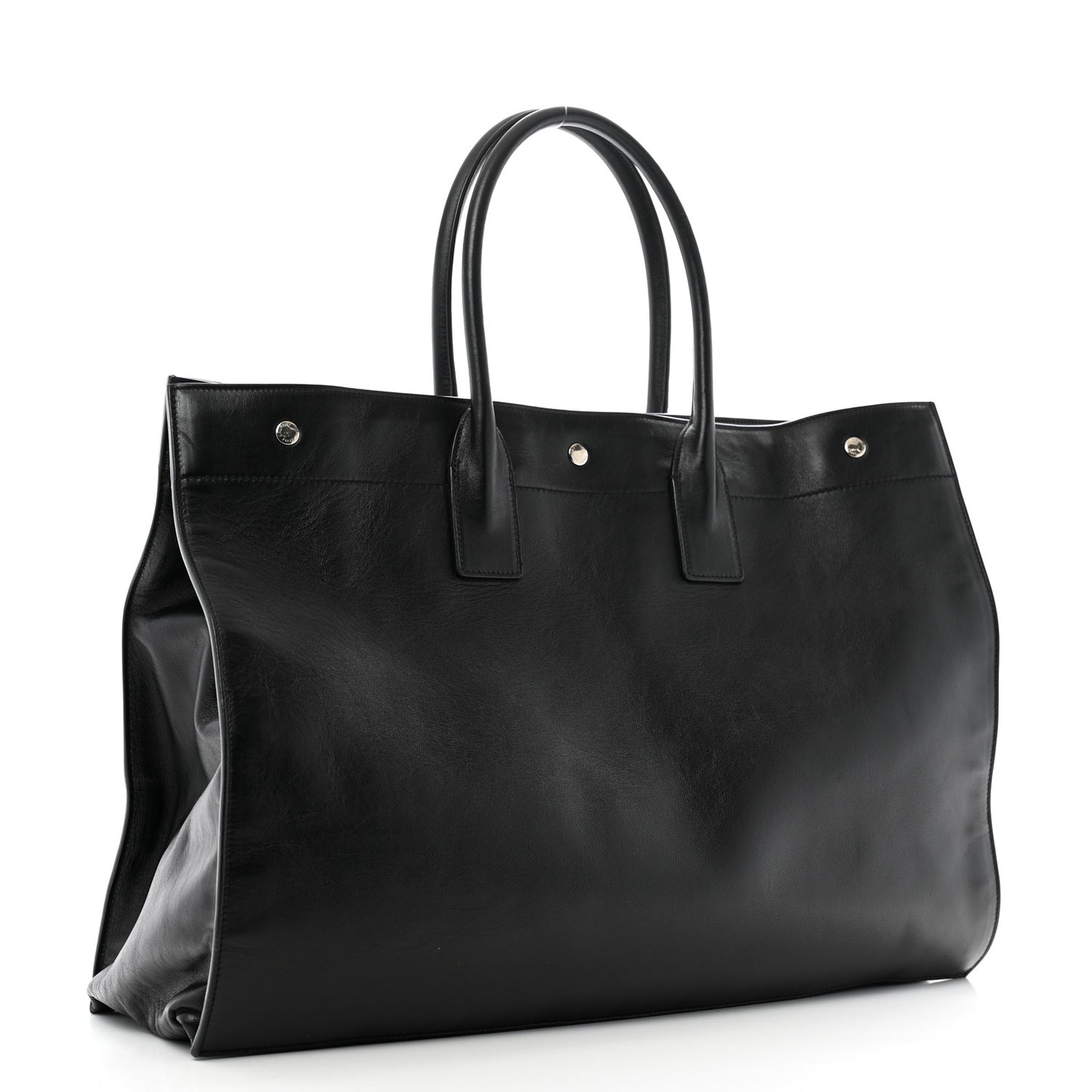 Vitello Rive Gauche Large Tote Black