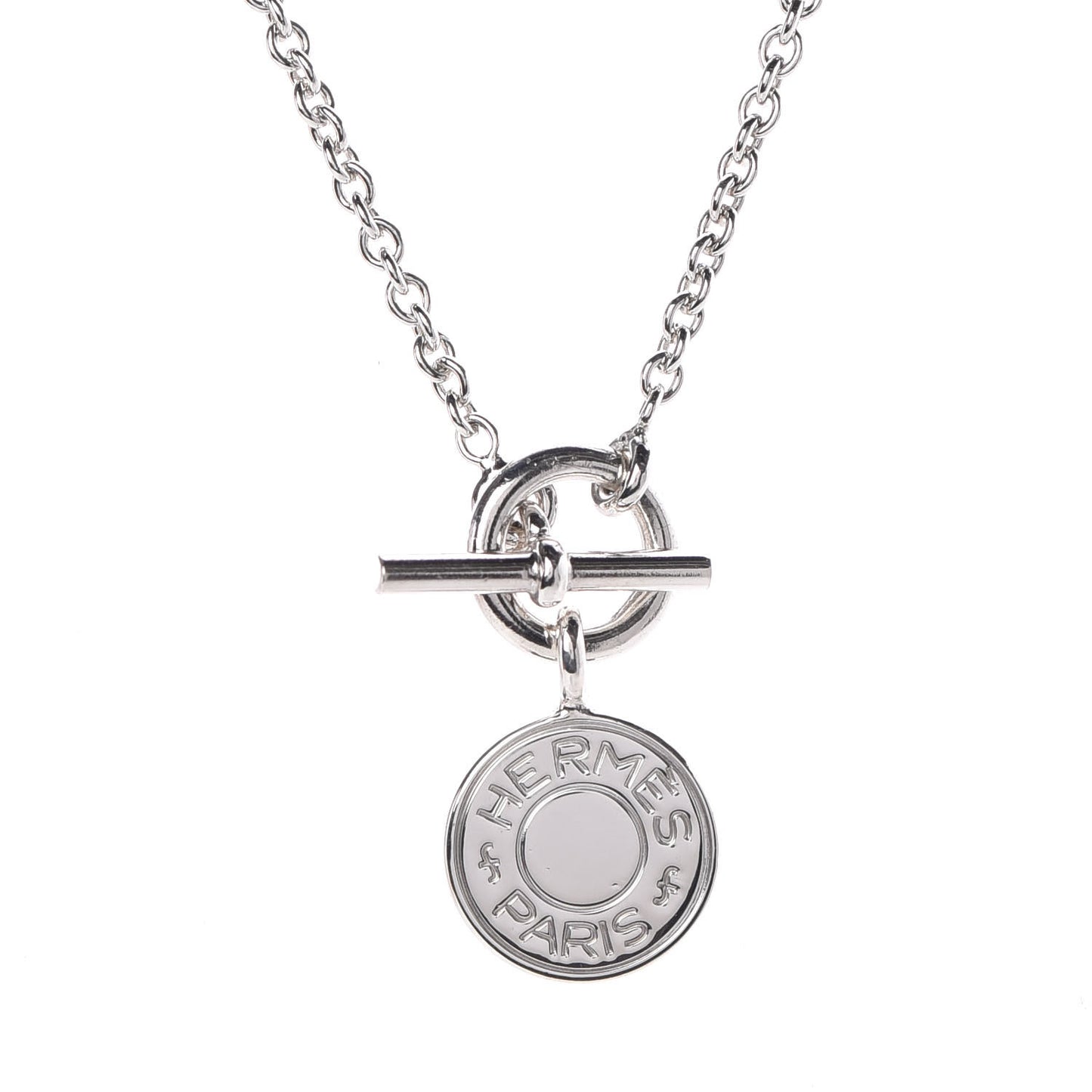 Sterling Silver Amulettes H Confettis Pendant Necklace