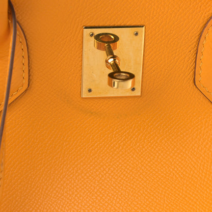Hermes Epsom Birkin 35 Jaune D'Or 13 of 26