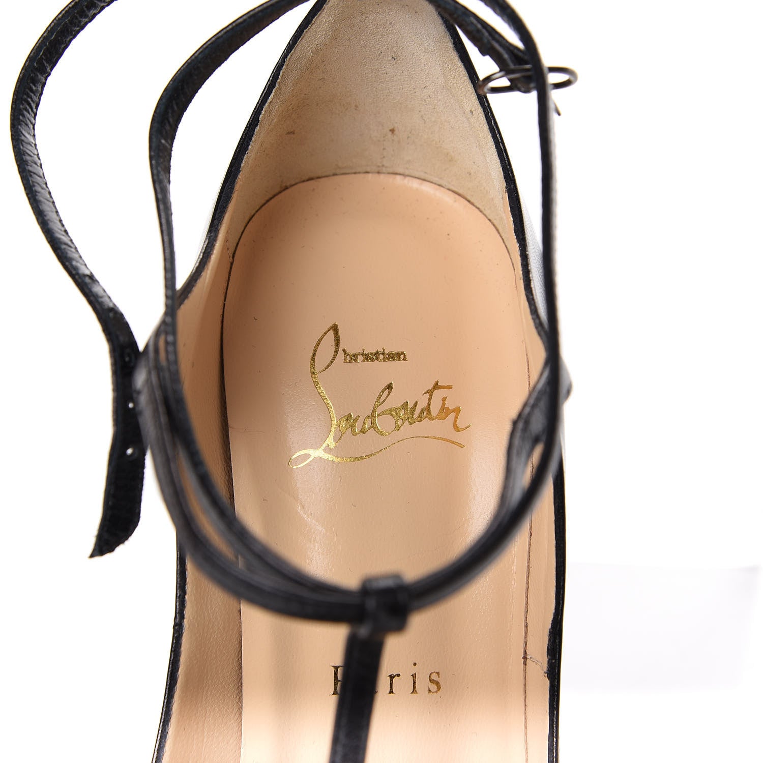 Christian Louboutin Kid Talitha 100 Pumps 37 Black 9 of 10