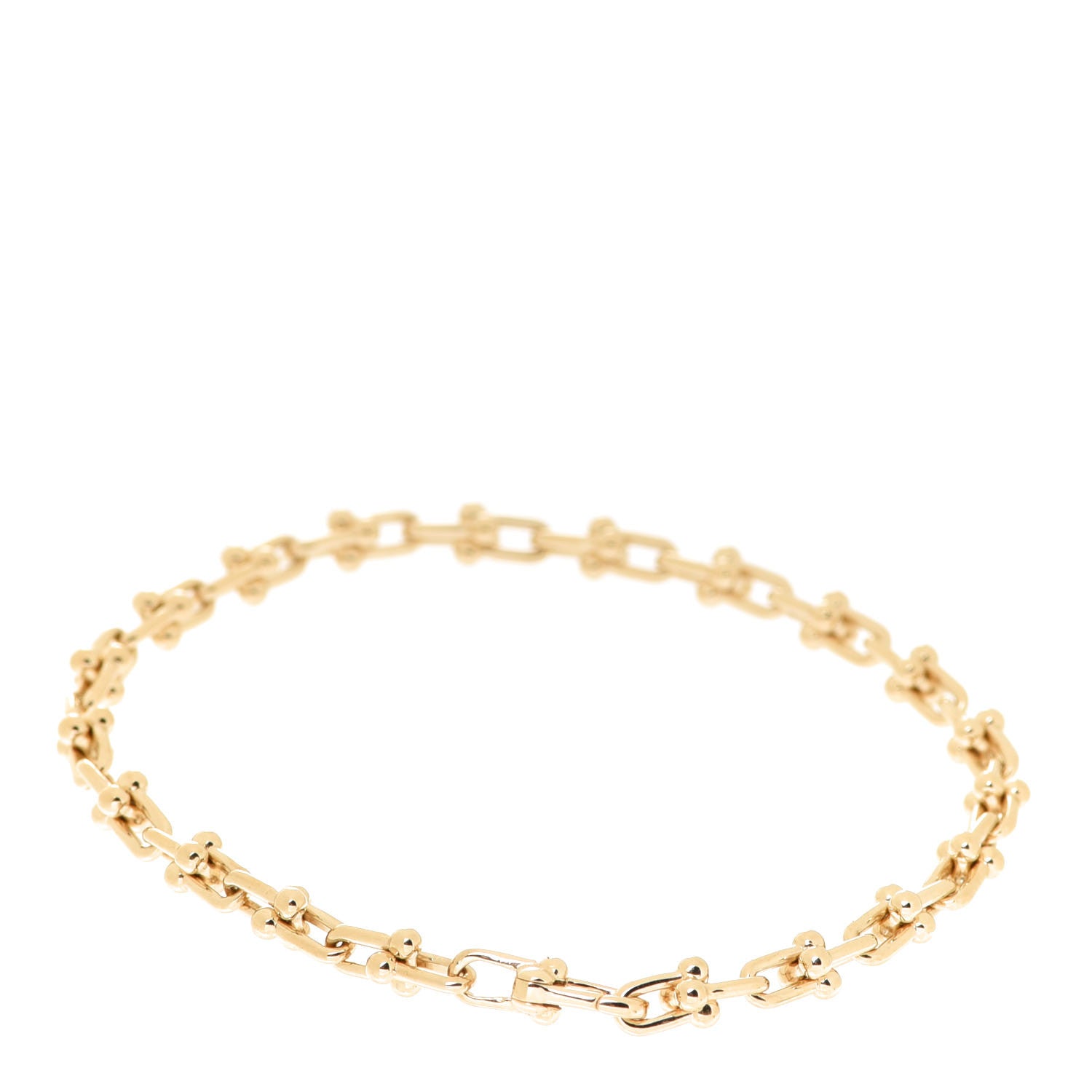 Tiffany 18K Yellow Gold Micro HardWear Link Bracelet 3 of 6