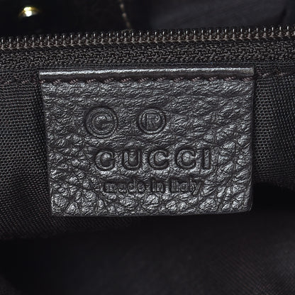 Gucci Crystal Monogram Medium Abbey Convertible Tote Dark Brown 9 of 12