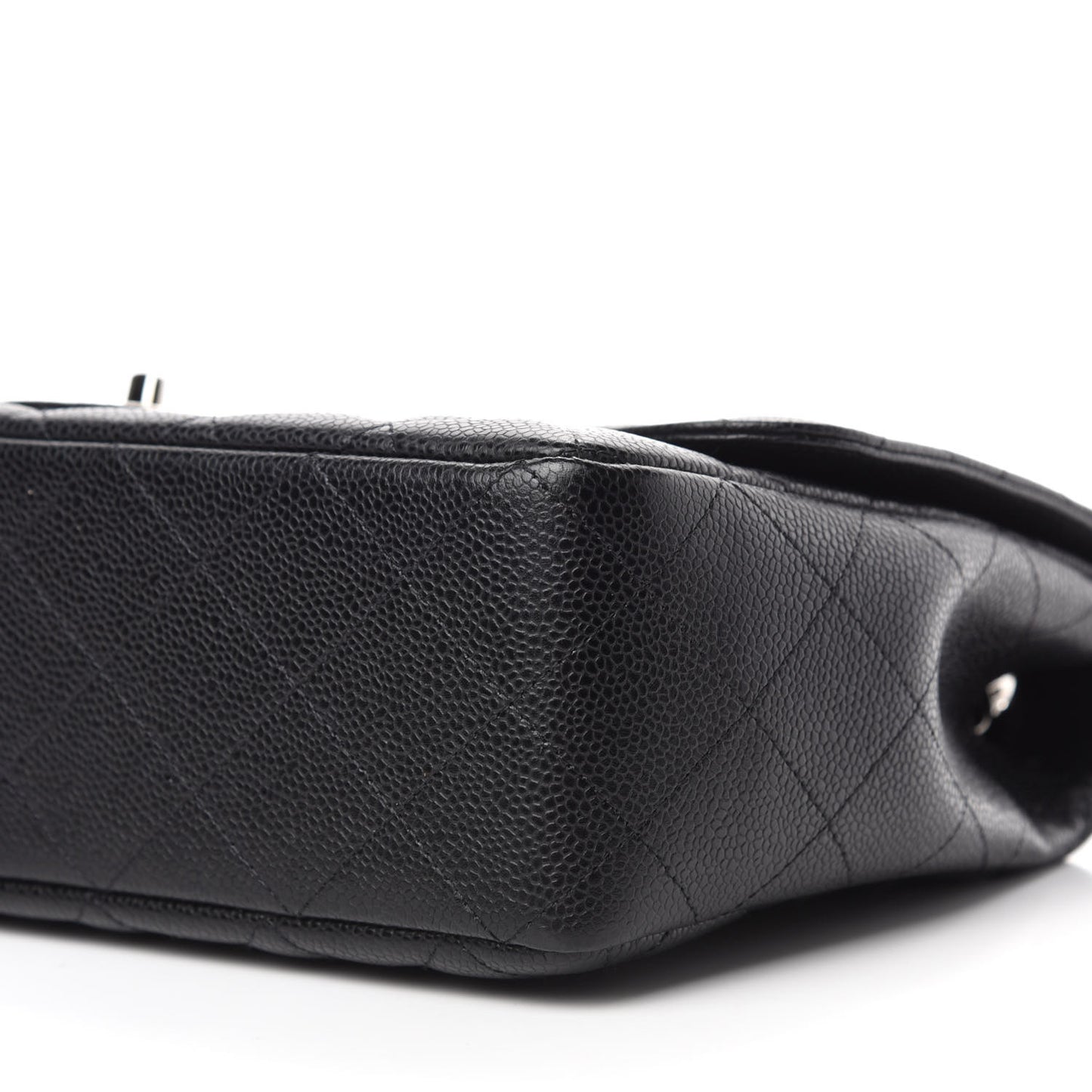 Caviar Quilted Jumbo Single Flap Black