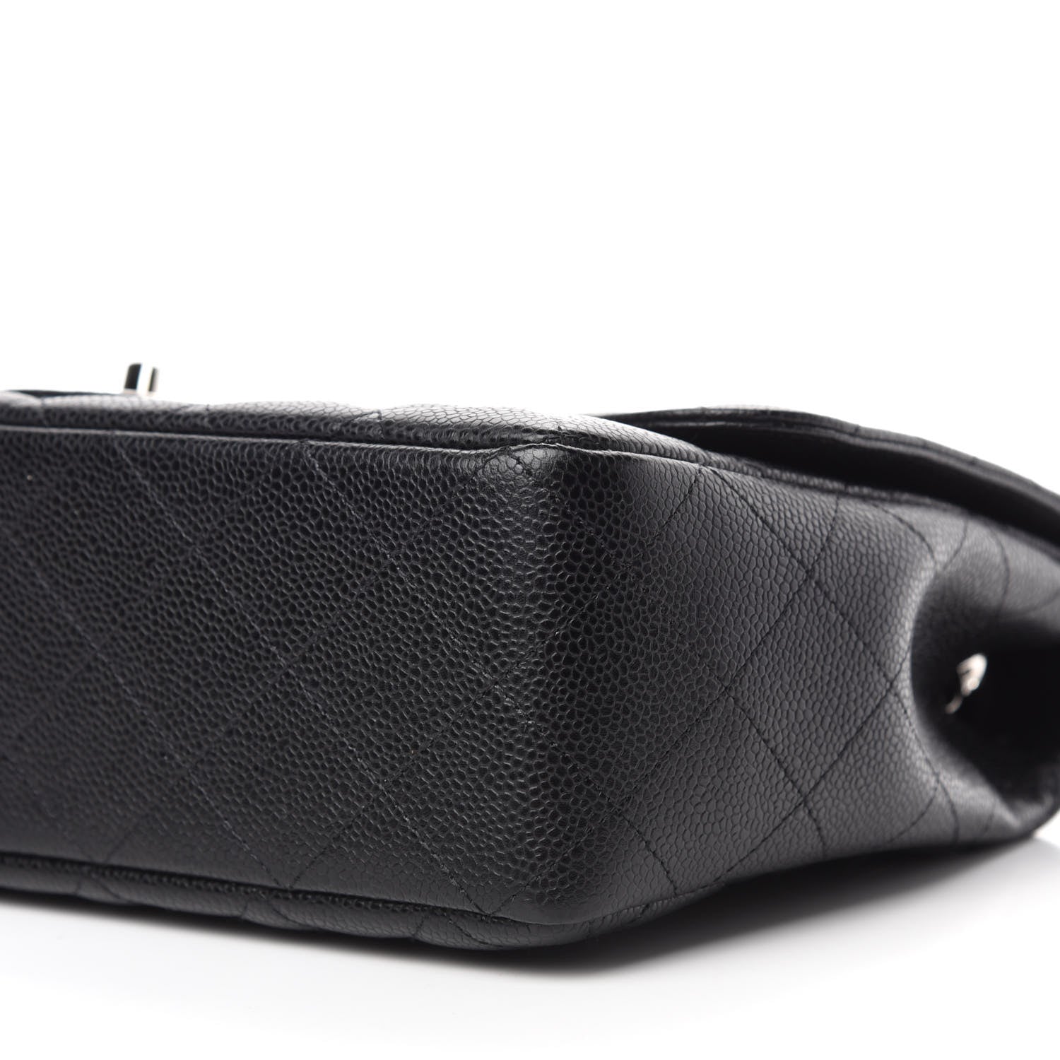 Chanel Caviar Quilted Jumbo Single Flap Black 7 of 11